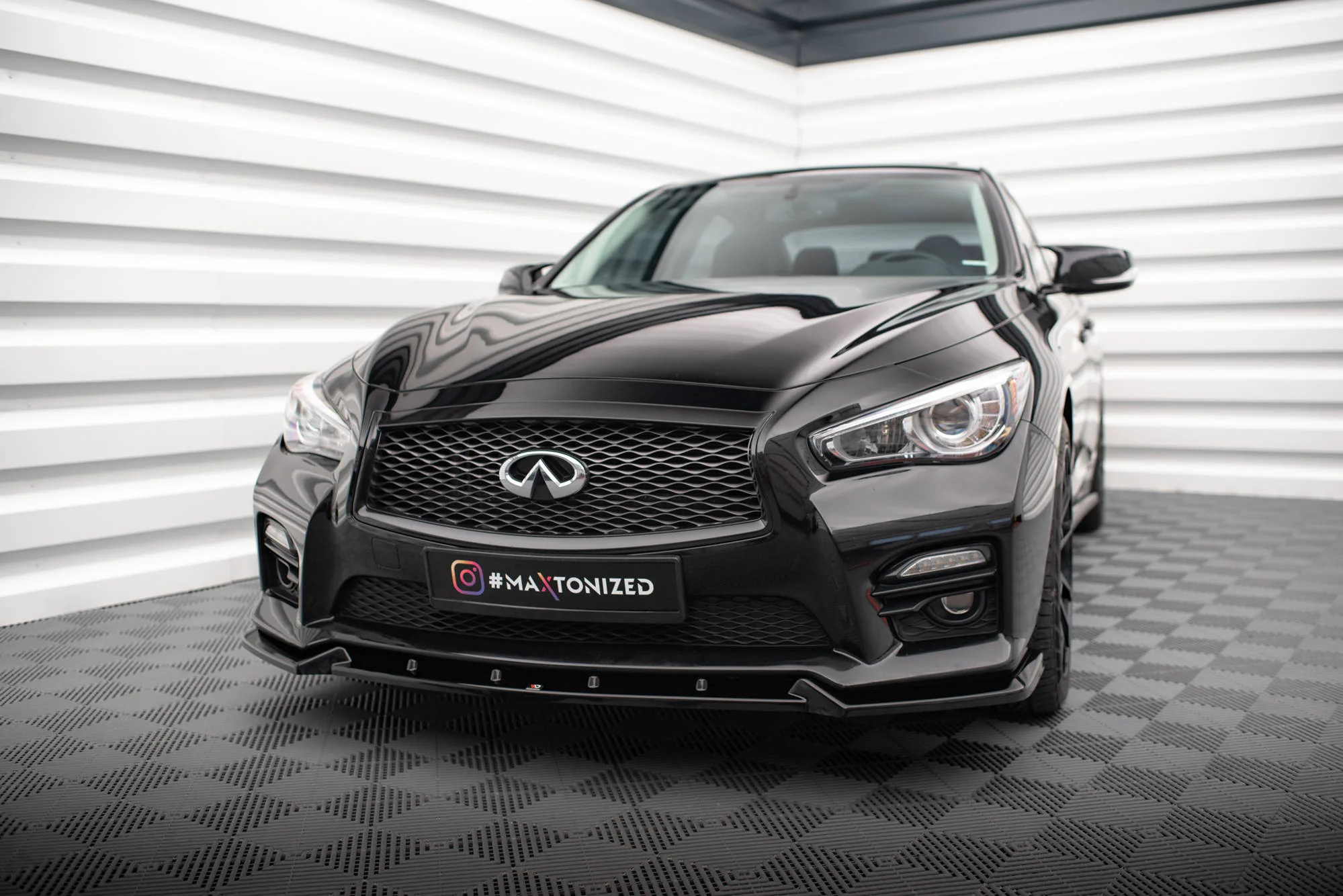 FRONT SPLITTER V.2 INFINITI Q50 S MK1 - Image 2