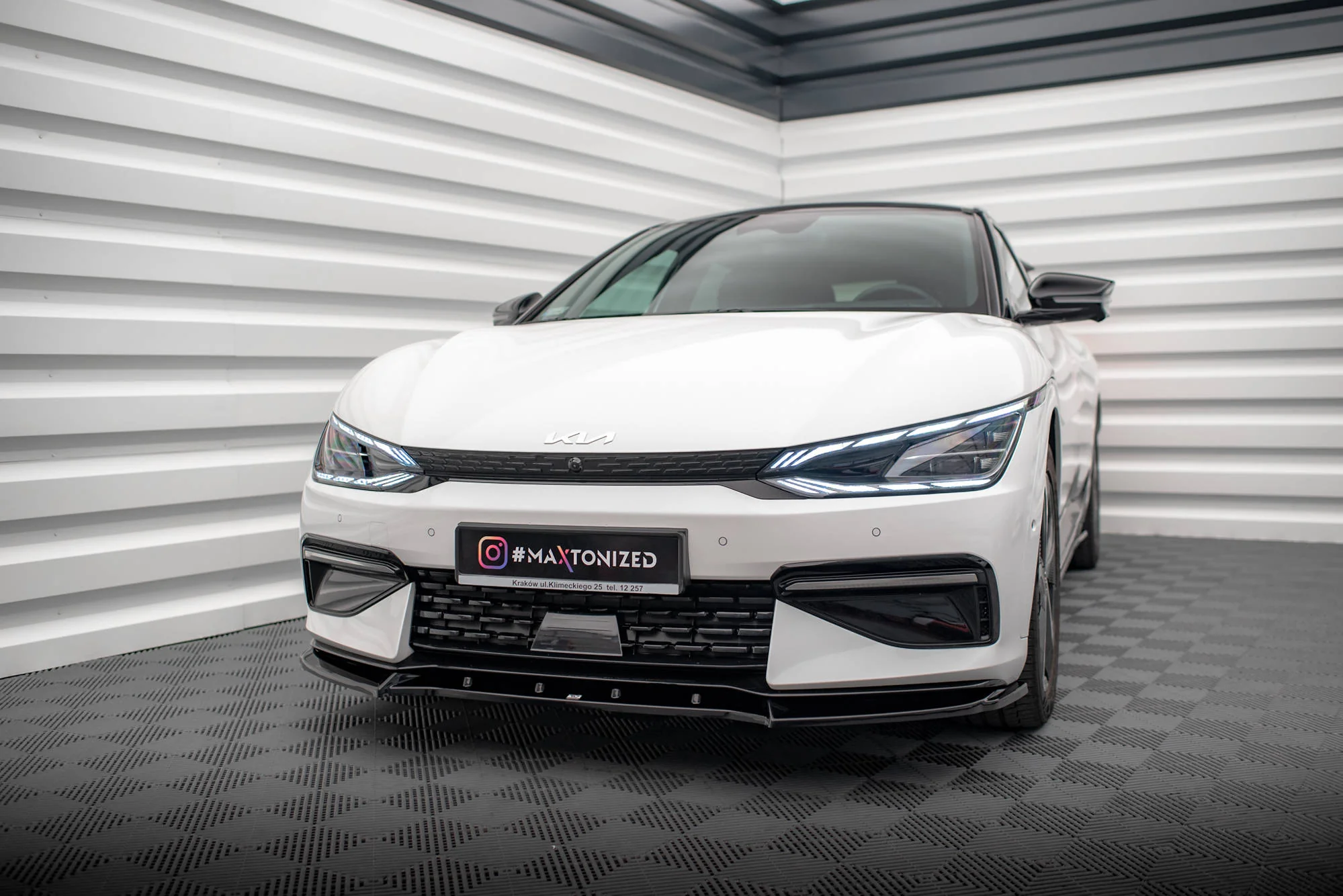 FRONT SPLITTER V.2 KIA EV6 GT-LINE MK1 - Image 2