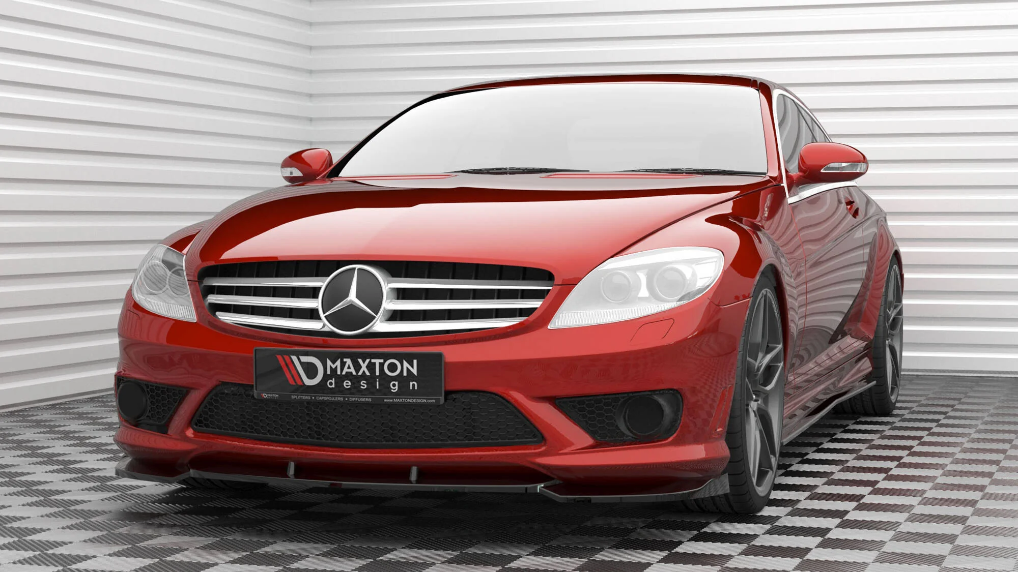 FRONT SPLITTER V.2 MERCEDES-BENZ CL 63 AMG C216 - Image 3