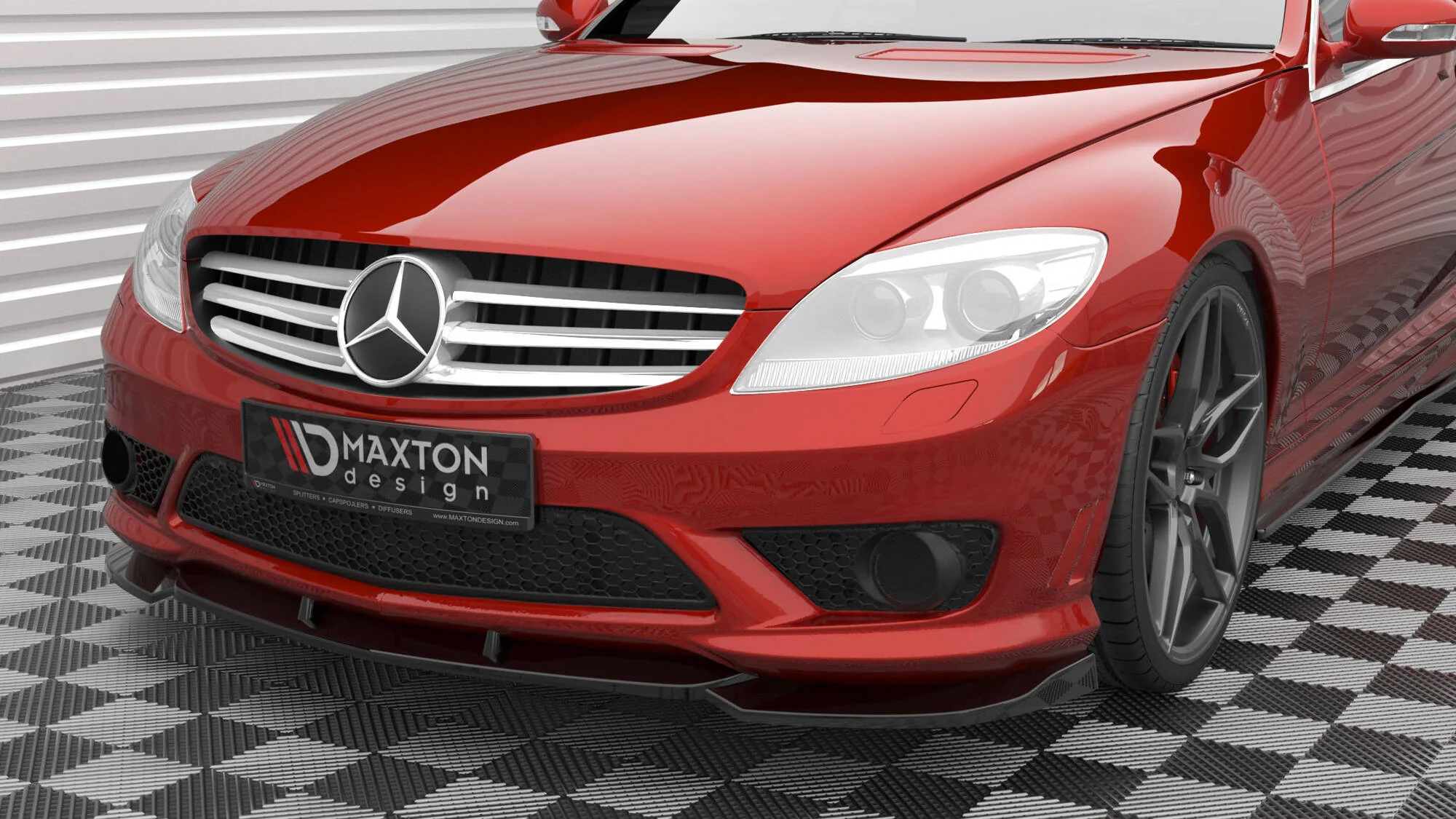 FRONT SPLITTER V.2 MERCEDES-BENZ CL 63 AMG C216 - Image 4