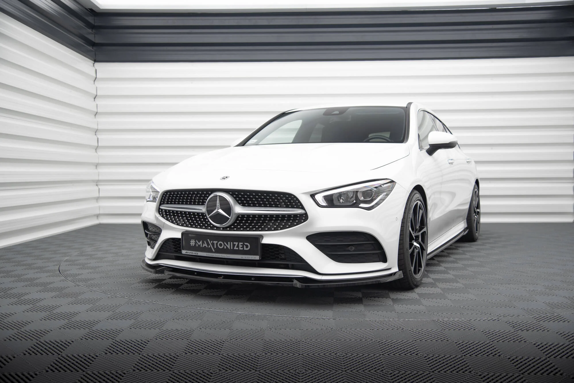 FRONT SPLITTER V.2 MERCEDES-BENZ CLA A35 AMG / AMG-LINE C118 - Image 3