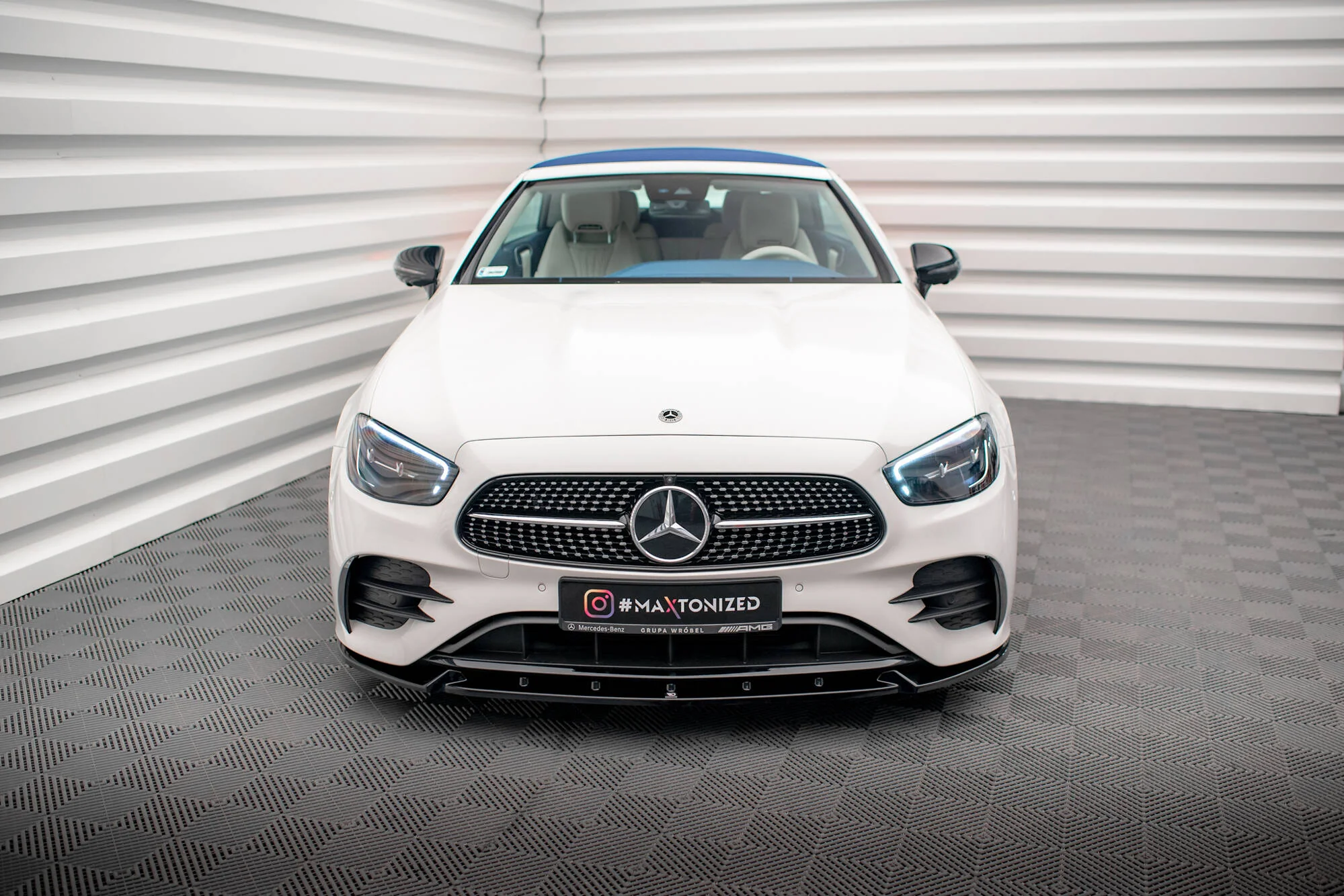 FRONT SPLITTER V.2 MERCEDES-BENZ E-CLASS W213 COUPE (C238) / CABRIOLET (A238) AMG-LINE / 53 AMG - Image 2