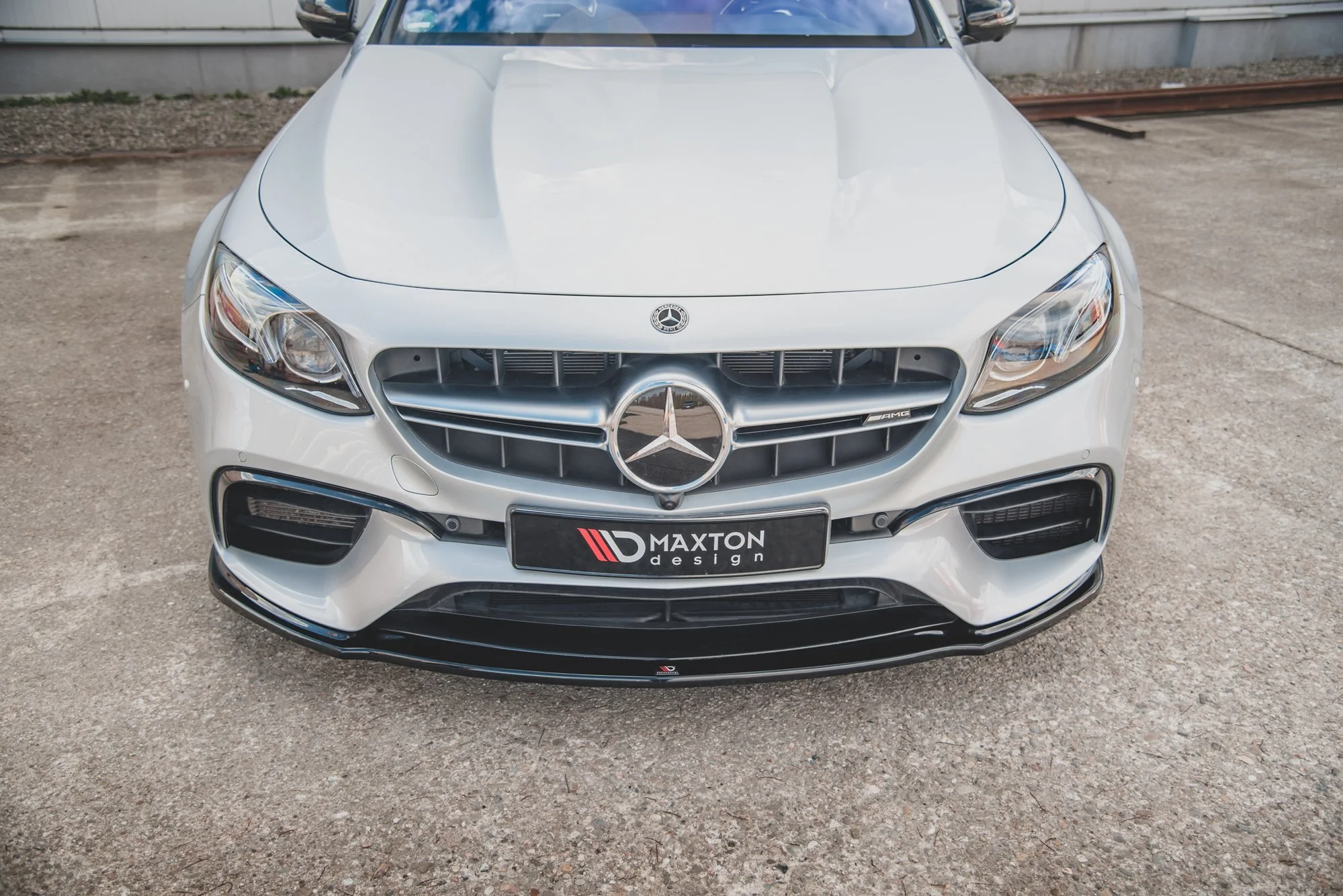 FRONT SPLITTER V.2 MERCEDES-BENZ E63 AMG ESTATE/SEDAN S213/W213 - Image 3