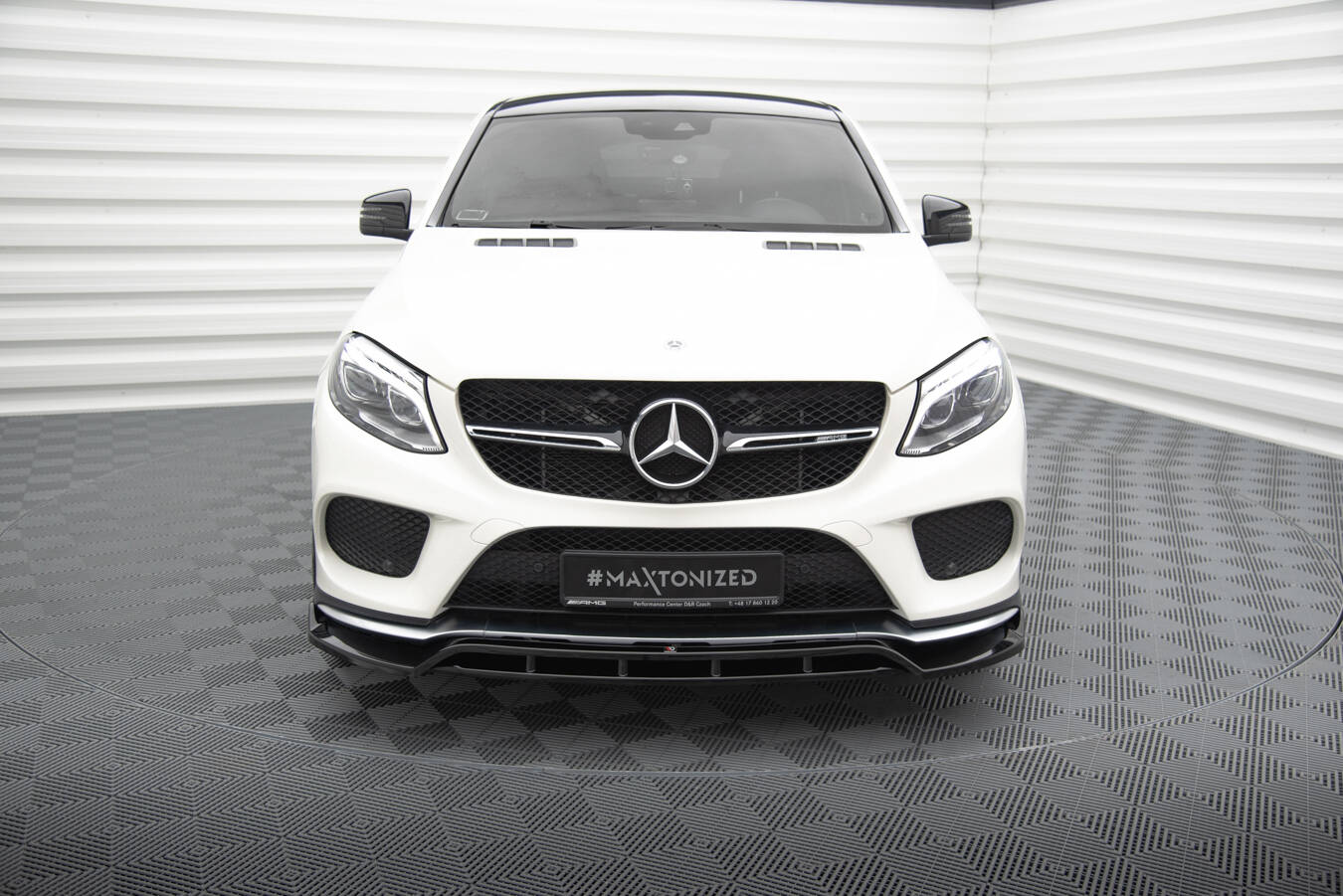 FRONT SPLITTER V.2 MERCEDES-BENZ GLE COUPE 43 AMG / AMG-LINE C292 - Image 4