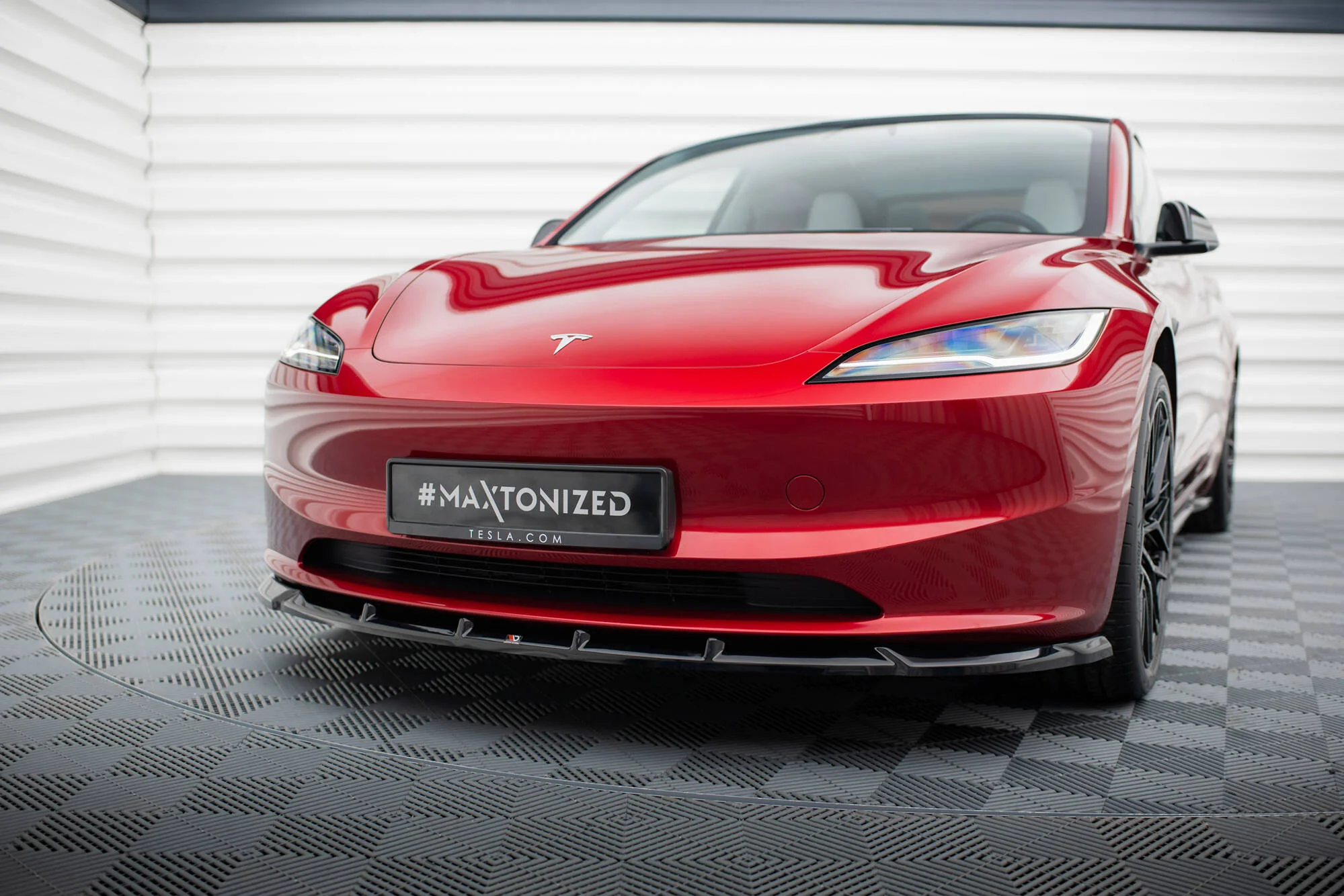 FRONT SPLITTER V.2 TESLA MODEL 3 PROJECT HIGHLAND (FACELIFT) - Image 3