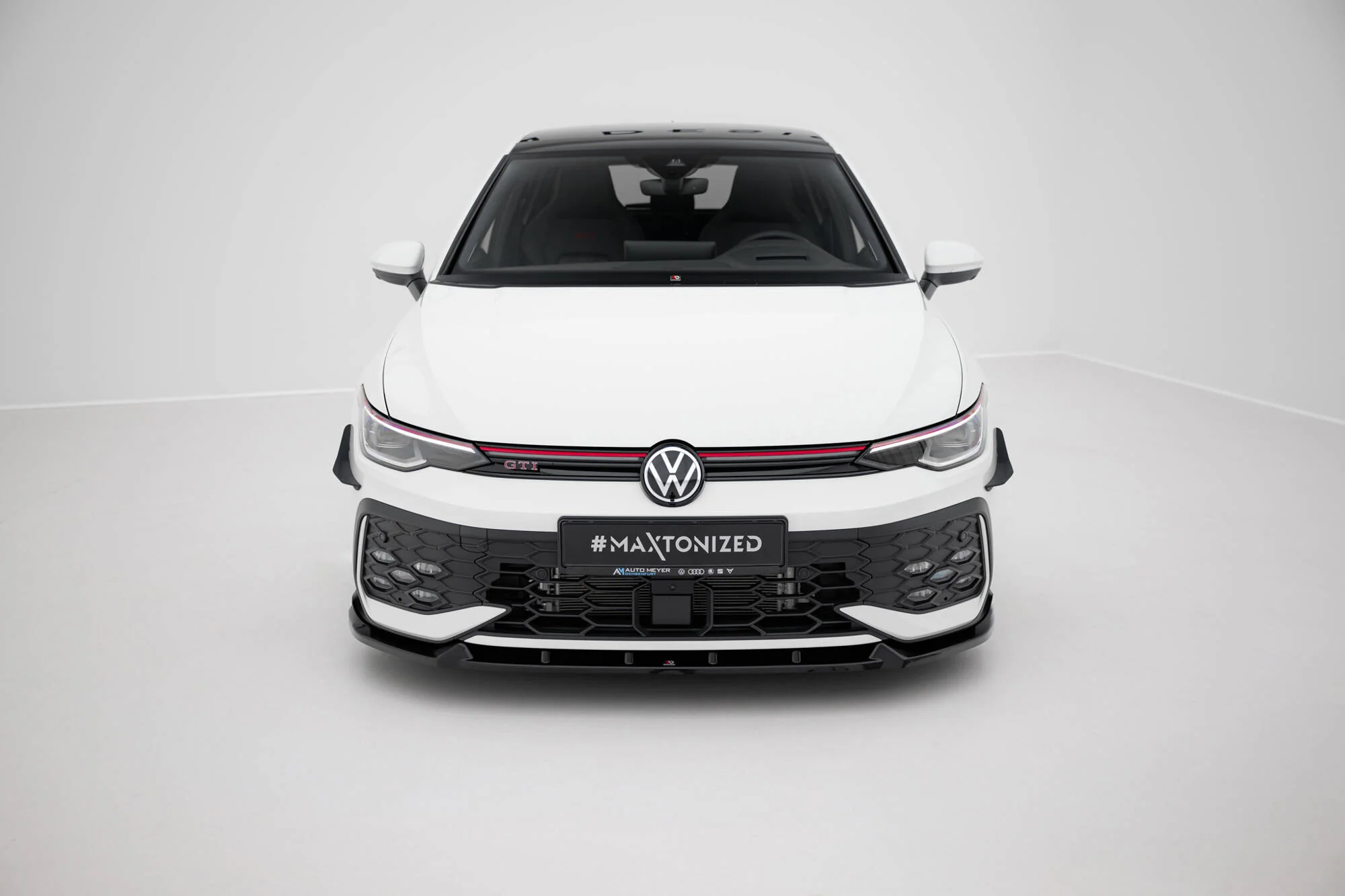Front Splitter V.2 Volkswagen Golf GTI / GTE / R-Line Mk8 Facelift - Image 2