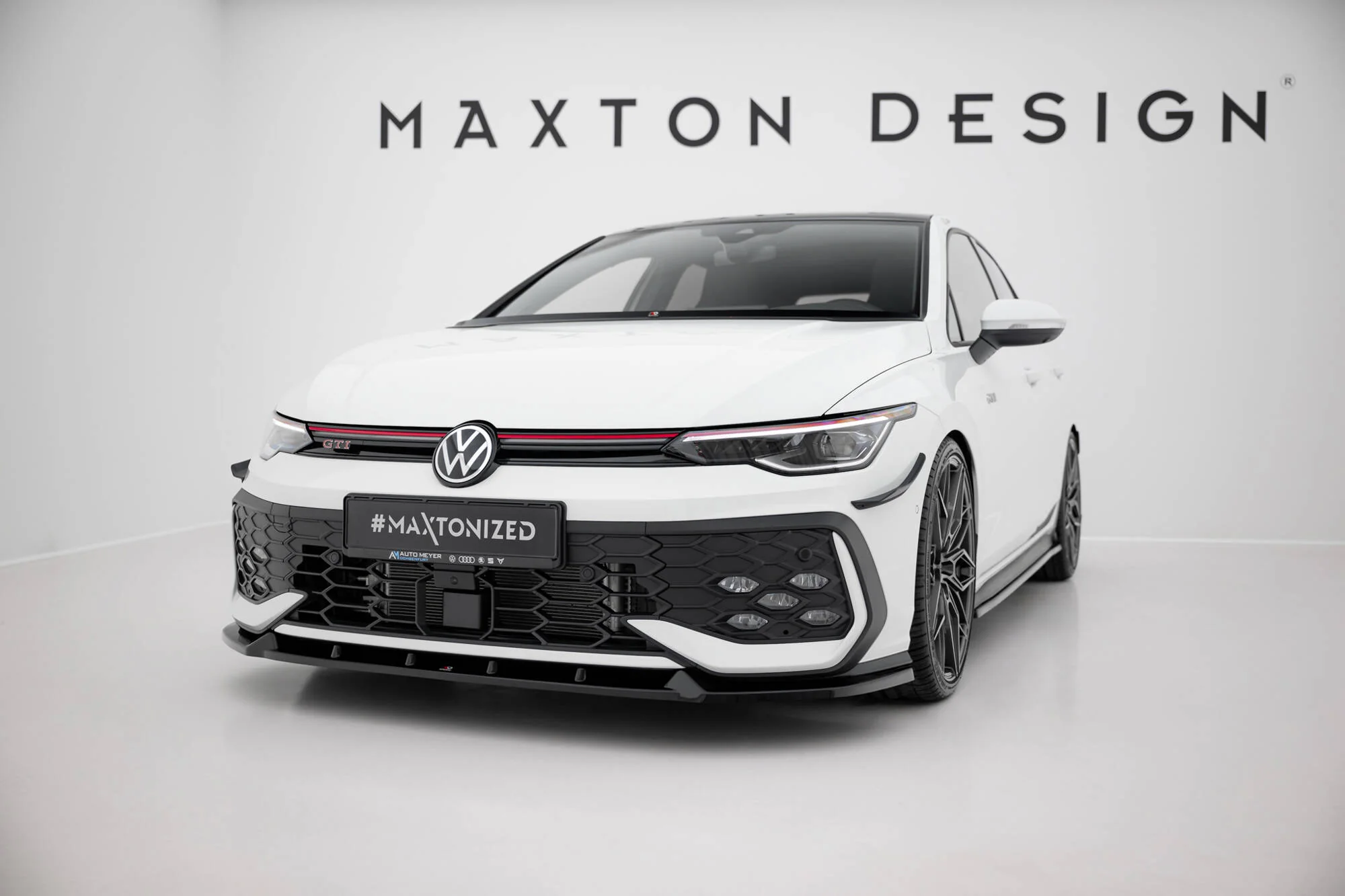 Front Splitter V.2 Volkswagen Golf GTI / GTE / R-Line Mk8 Facelift - Image 3