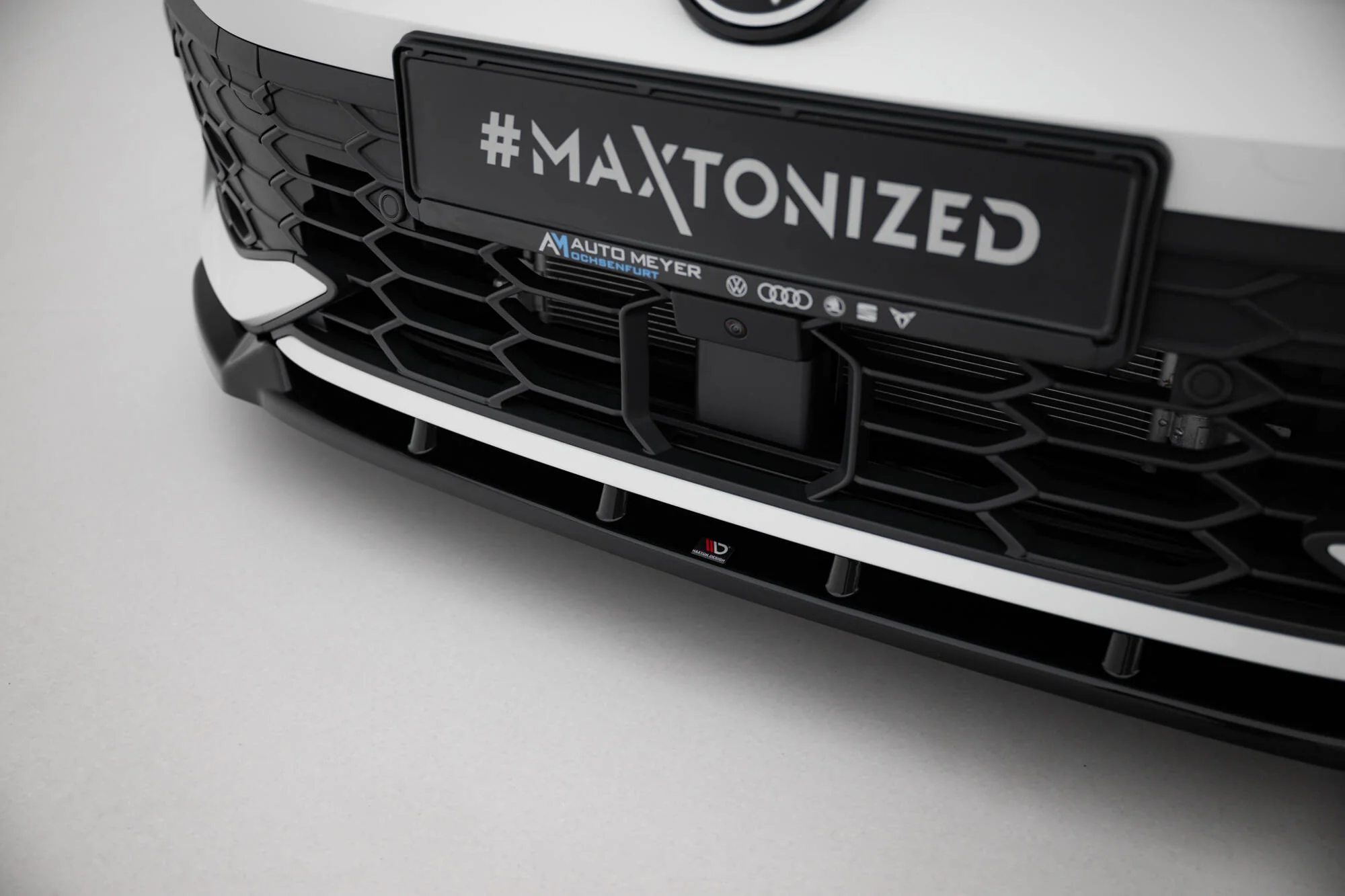 Front Splitter V.2 Volkswagen Golf GTI / GTE / R-Line Mk8 Facelift - Image 4