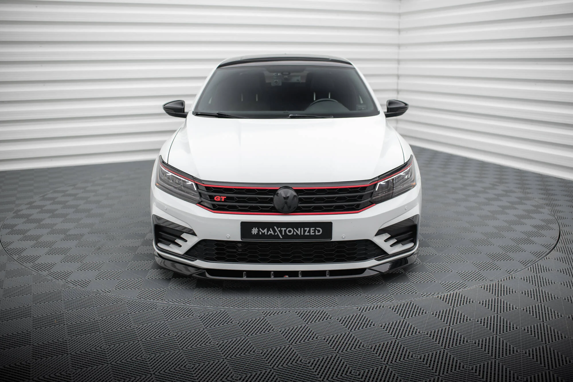 FRONT SPLITTER V.2 VOLKSWAGEN PASSAT GT B8 FACELIFT USA - Image 2