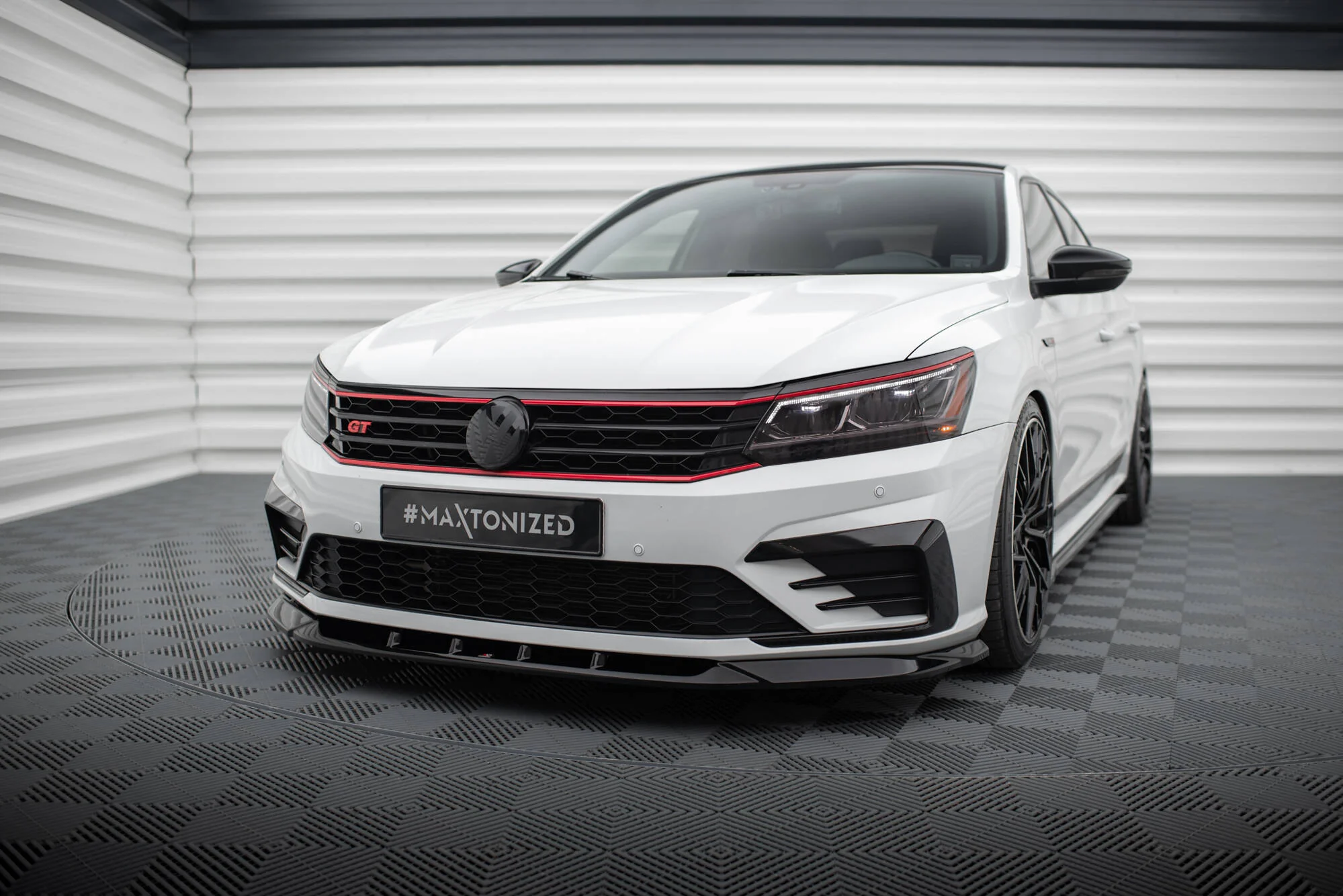 FRONT SPLITTER V.2 VOLKSWAGEN PASSAT GT B8 FACELIFT USA - Image 3