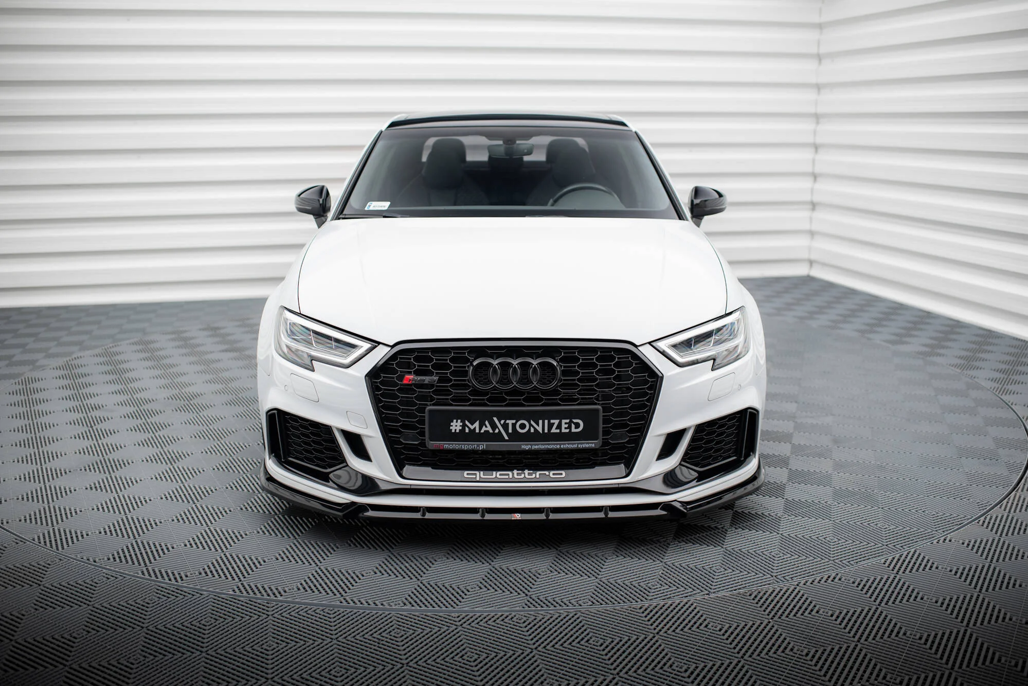FRONT SPLITTER V.3 AUDI RS3 SEDAN 8V FACELIFT - Image 2