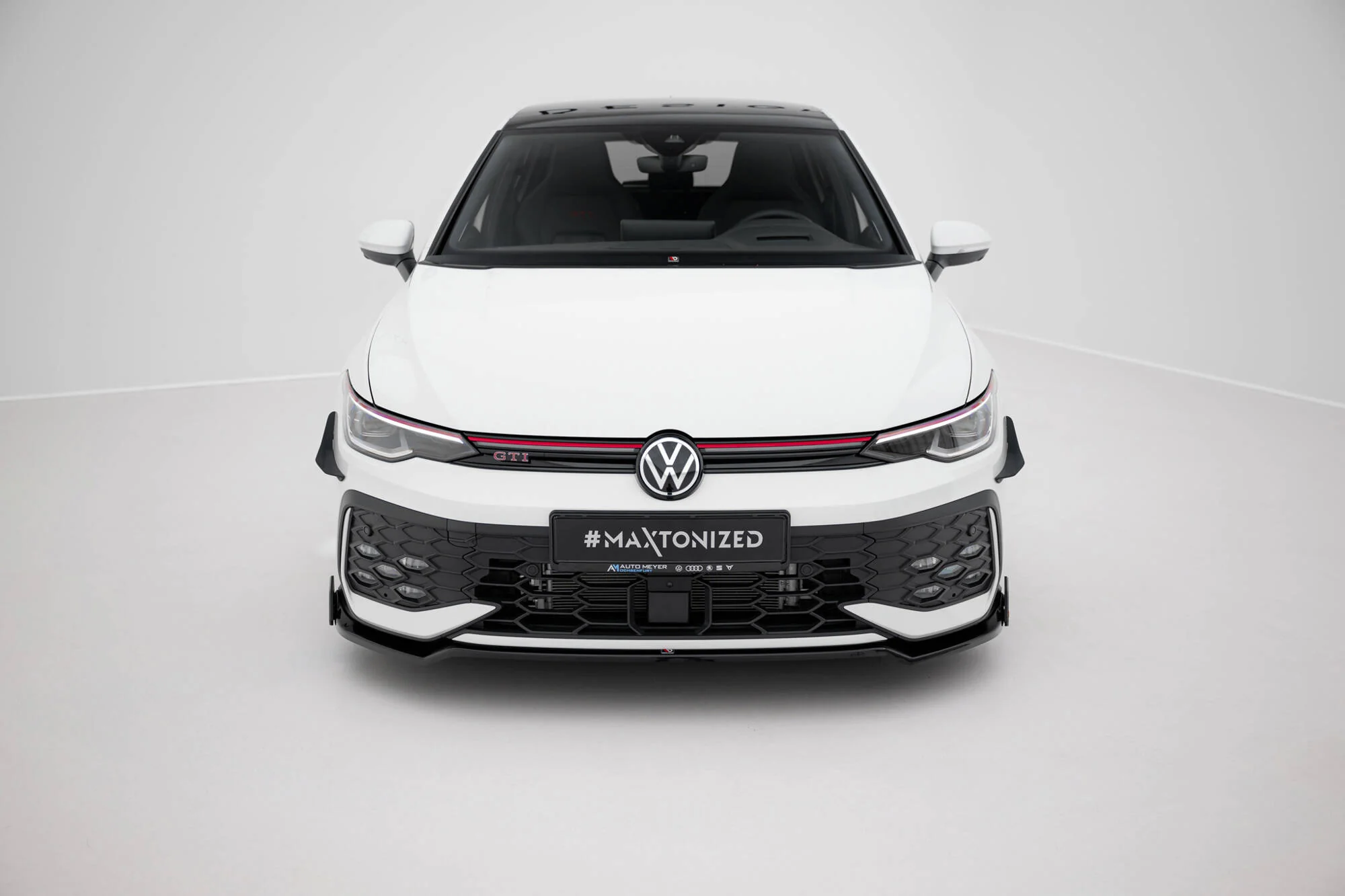 Front Splitter V.3 + Flaps Volkswagen Golf GTI / GTE / R-Line Mk8 Facelift - Image 2