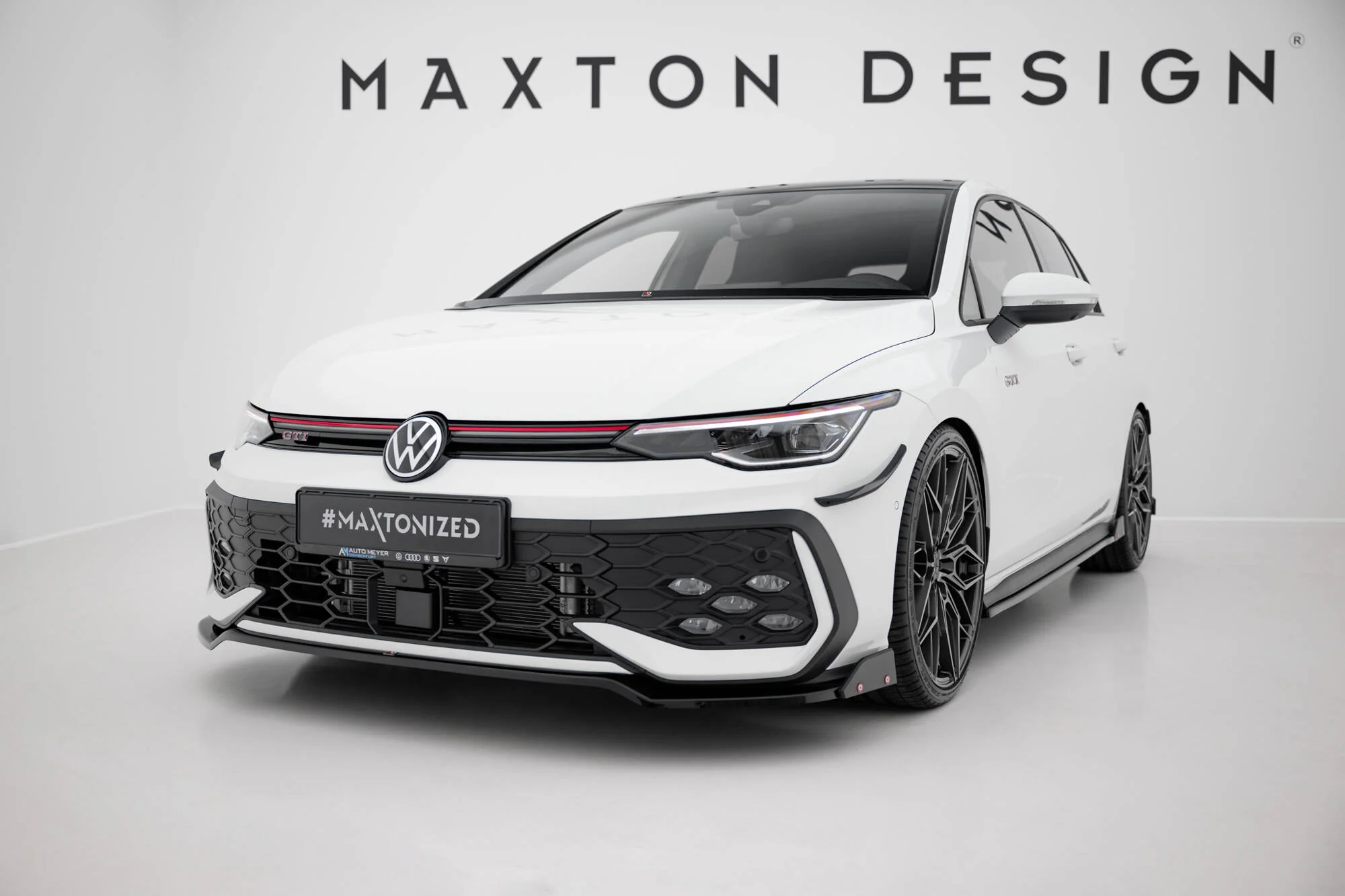 Front Splitter V.3 + Flaps Volkswagen Golf GTI / GTE / R-Line Mk8 Facelift - Image 3