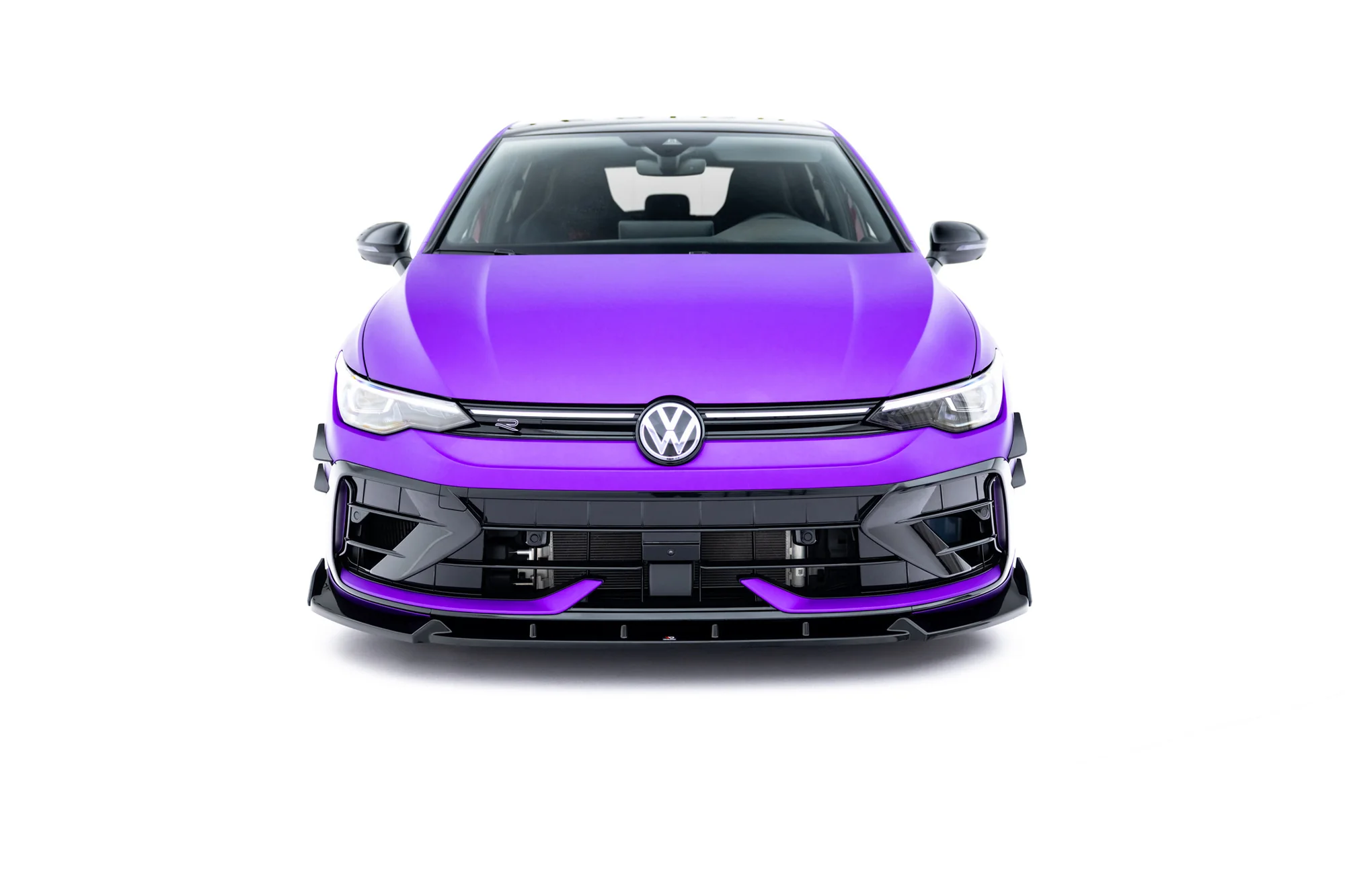 Front Splitter V.3 + Flaps Volkswagen Golf R Mk8 Facelift - Image 2