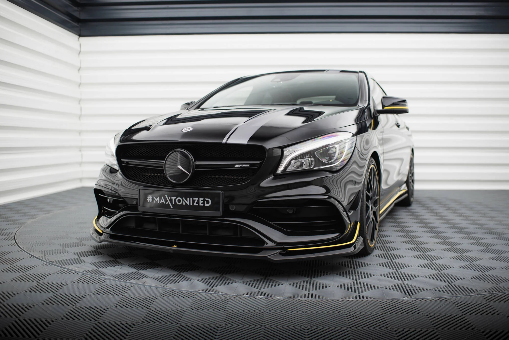 FRONT SPLITTER V.4 MERCEDES-AMG CLA 45 AERO C117 FACELIFT - Image 3