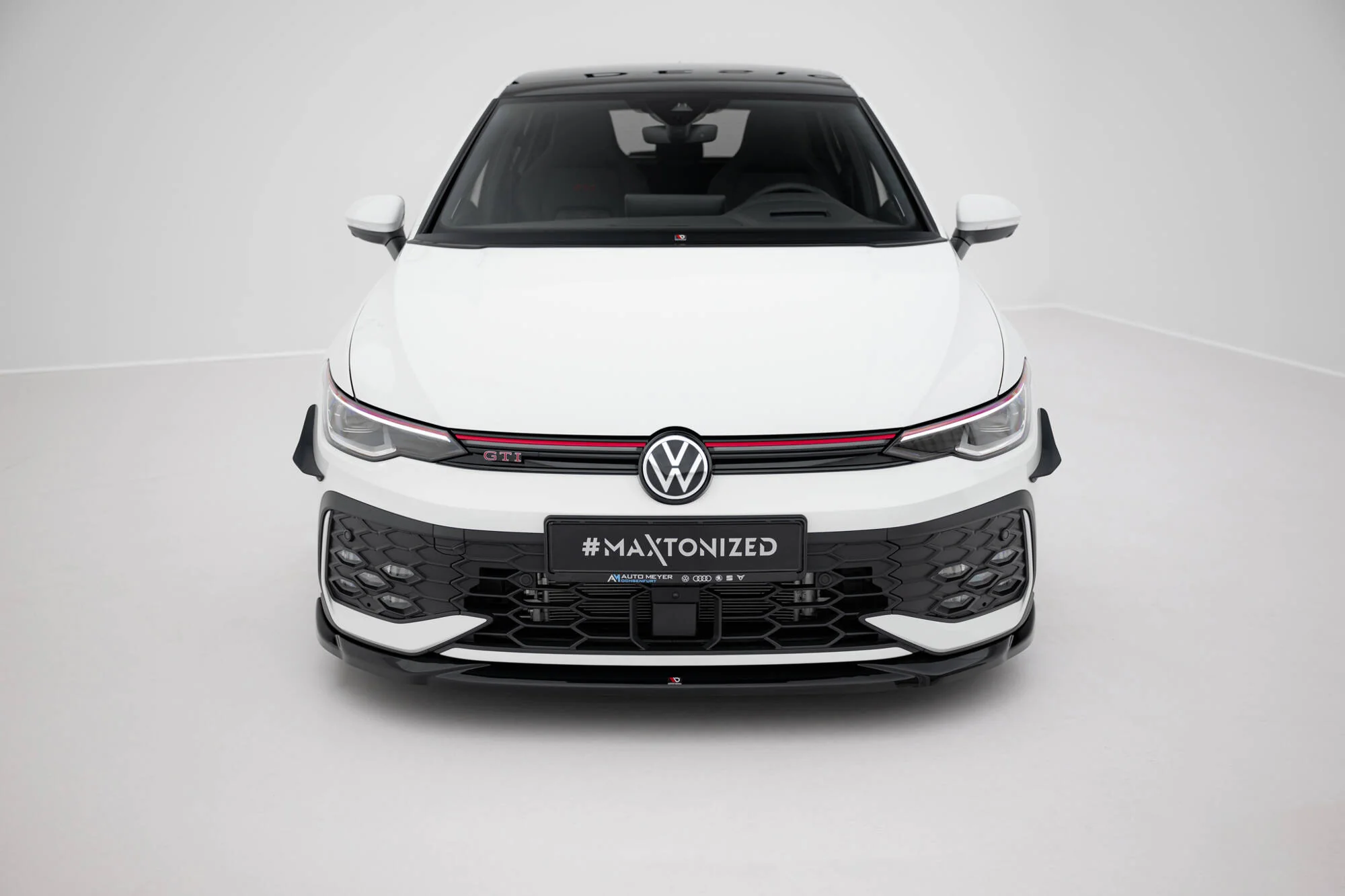 Front Splitter V.4 Volkswagen Golf GTI / GTE / R-Line Mk8 Facelift - Image 2