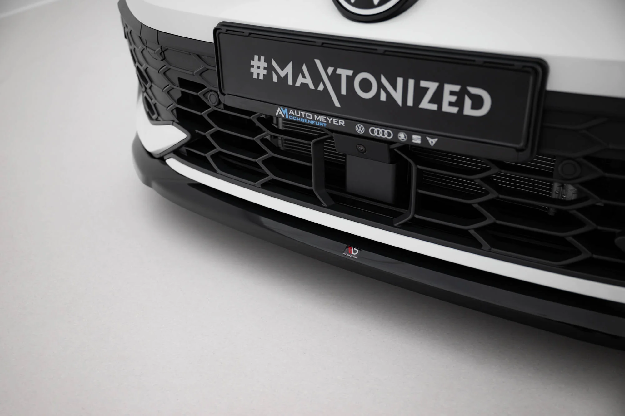 Front Splitter V.4 Volkswagen Golf GTI / GTE / R-Line Mk8 Facelift - Image 4