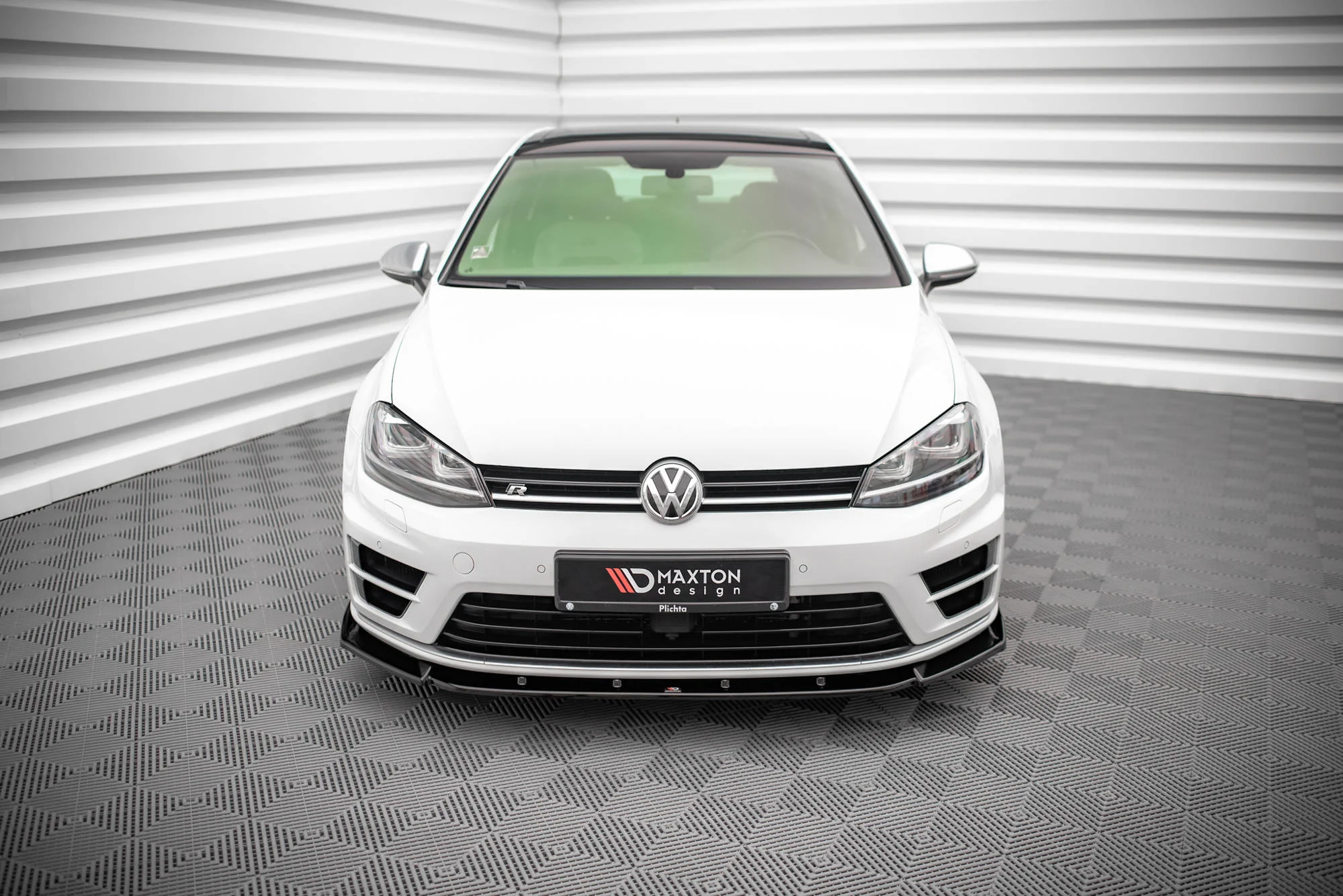 FRONT SPLITTER V.4 VOLKSWAGEN GOLF R MK7 - Image 2