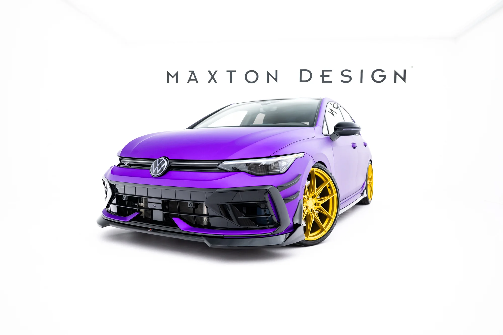 Front Splitter V.4 Volkswagen Golf R Mk8 Facelift - Image 4