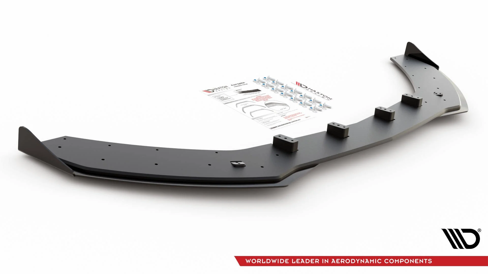 RACING DURABILITY FRONT SPLITTER + FLAPS MERCEDES - AMG C43 COUPE C205 - Image 7