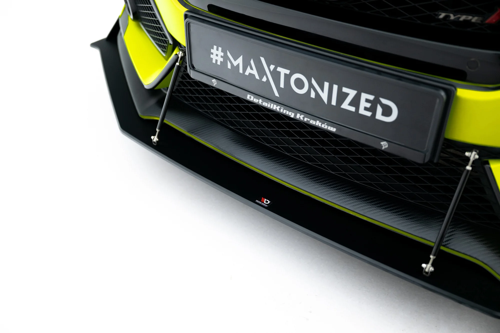 RACING DURABILITY FRONT SPLITTER HONDA CIVIC X TYPE-R - Image 3