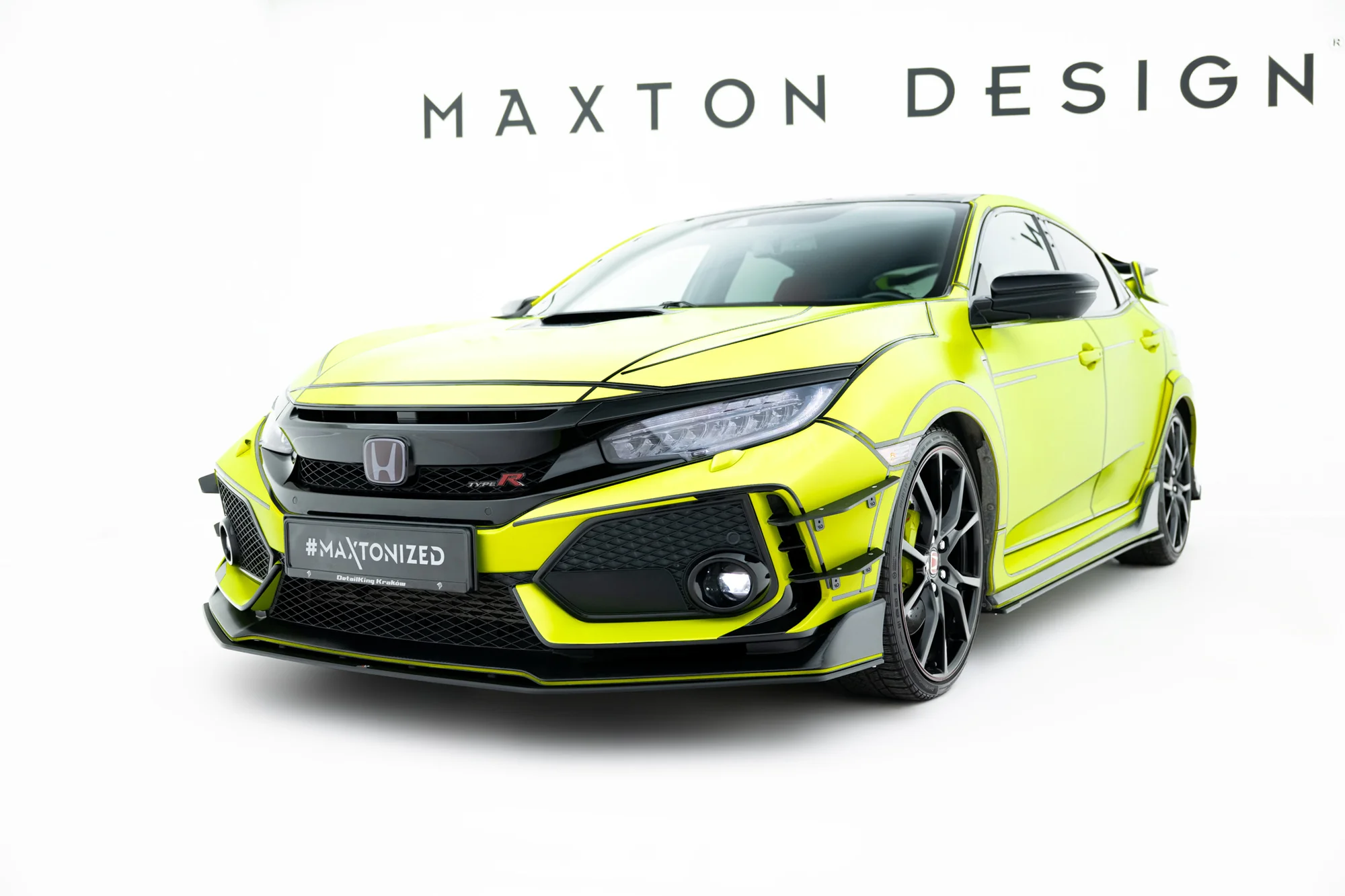 RACING DURABILITY FRONT SPLITTER V.2 HONDA CIVIC X TYPE-R - Image 4