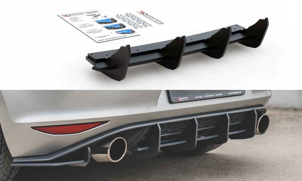 RACING DURABILITY REAR DIFFUSER V.1 VW GOLF 7 GTI