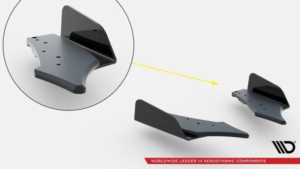 RACING DURABILITY REAR SIDE SPLITTERS + FLAPS VOLKSWAGEN GOLF 8 GTI - Image 10