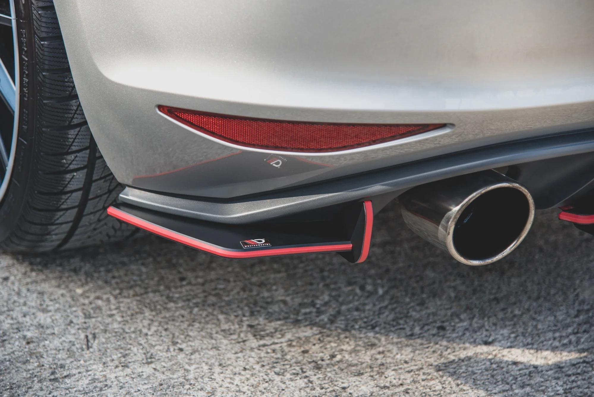 RACING DURABILITY REAR SIDE SPLITTERS V.1 VW GOLF 7 GTI - Image 8