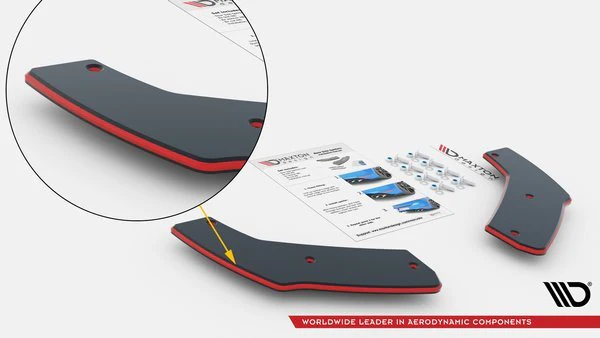 RACING DURABILITY REAR SIDE SPLITTERS VOLKSWAGEN GOLF 8 GTI - Image 13