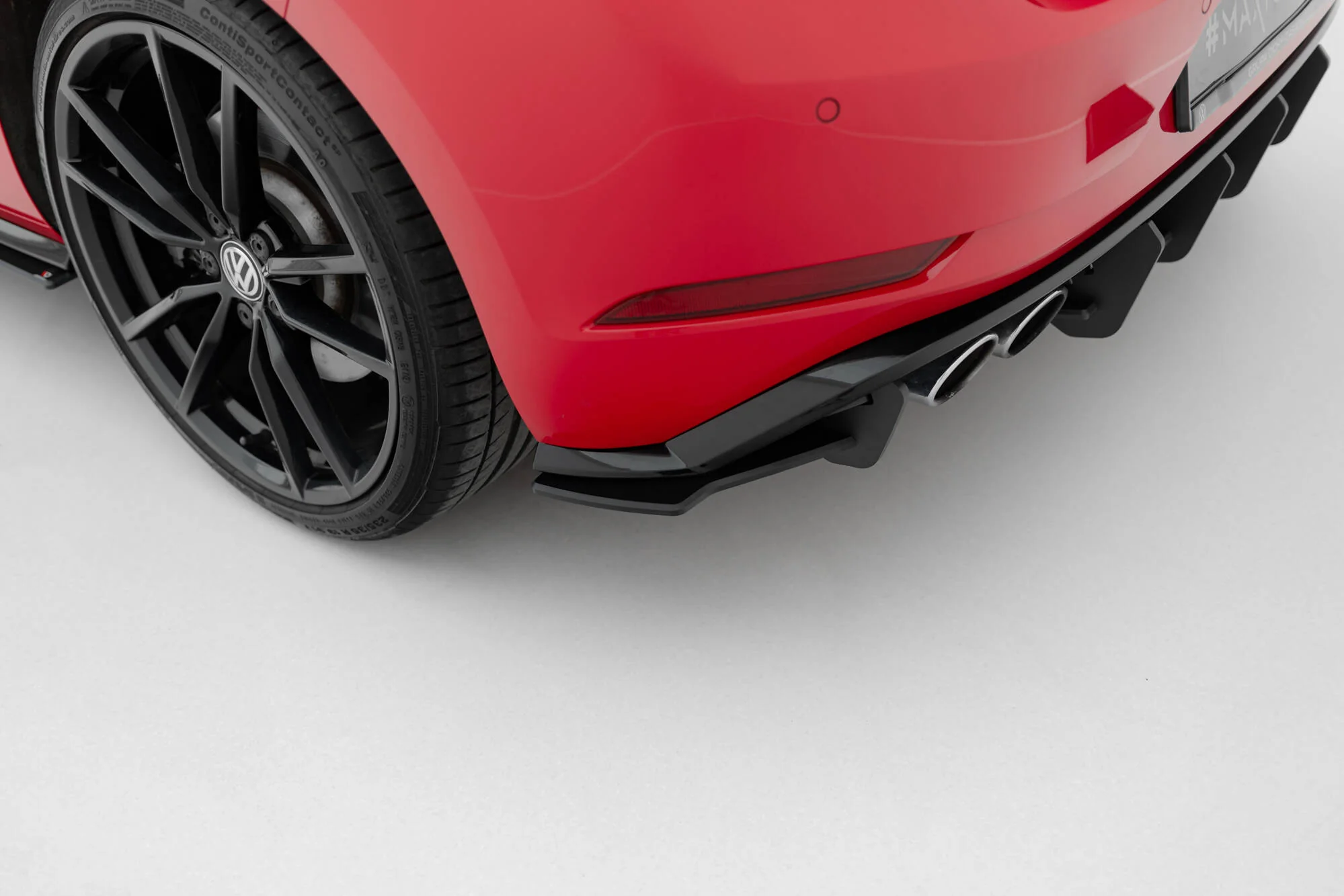RACING DURABILITY REAR SIDE SPLITTERS VW GOLF 7 R FACELIFT - Image 3