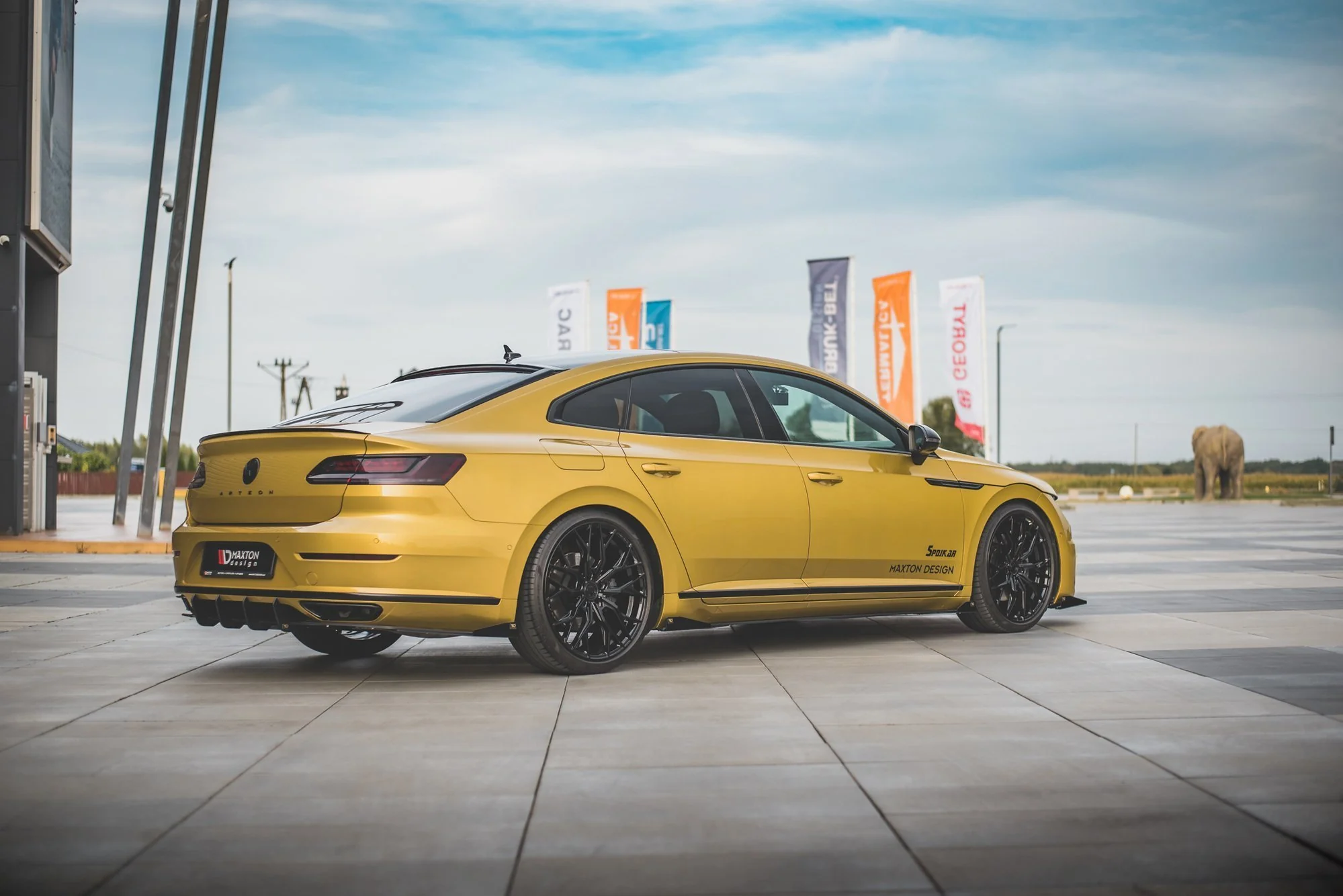 RACING DURABILITY REAR VALANCE + FLAPS VOLKSWAGEN ARTEON R-LINE - Image 3