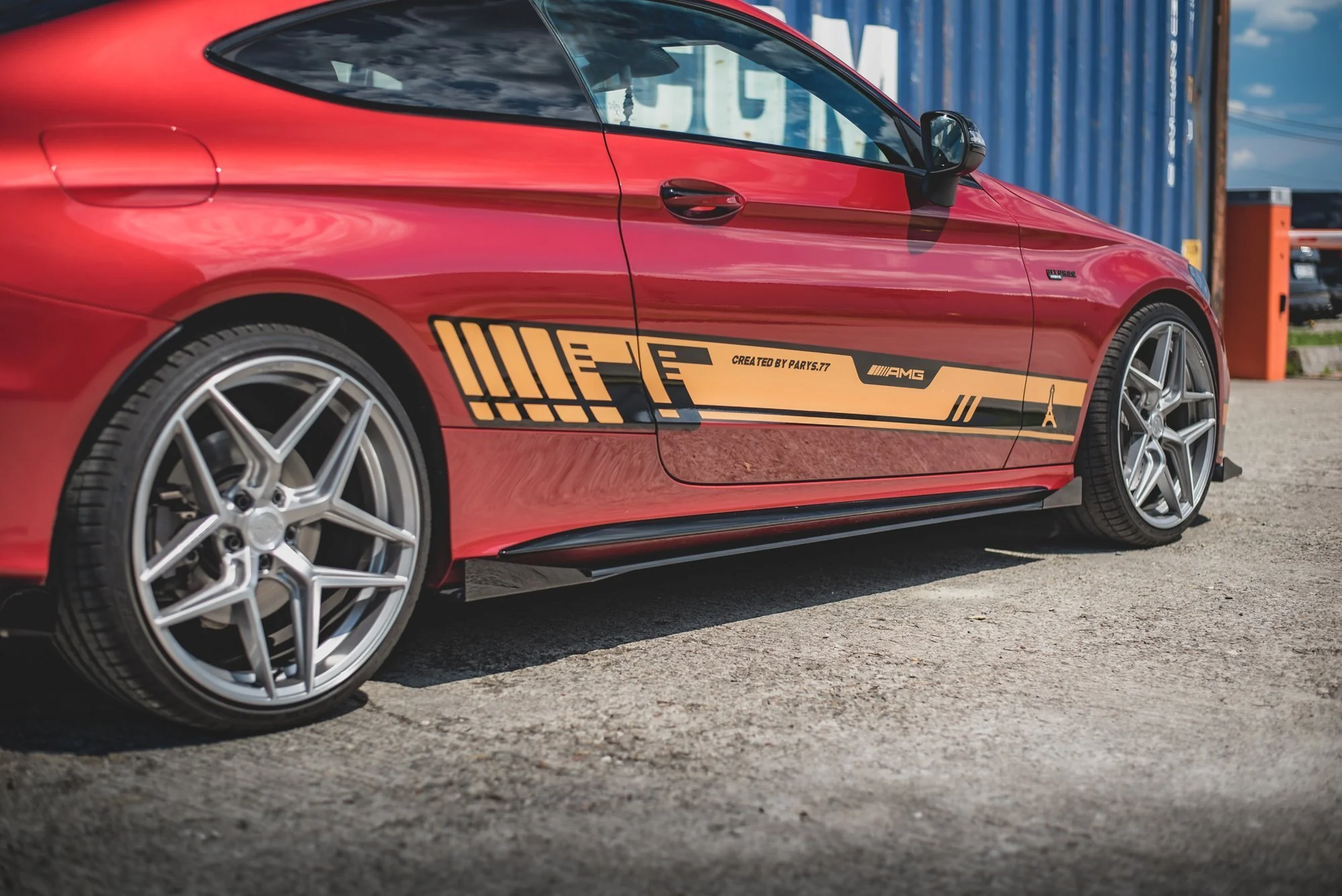 RACING DURABILITY SIDE SKIRTS DIFFUSERS + FLAPS MERCEDES-AMG C43 COUPE C205 - Image 3