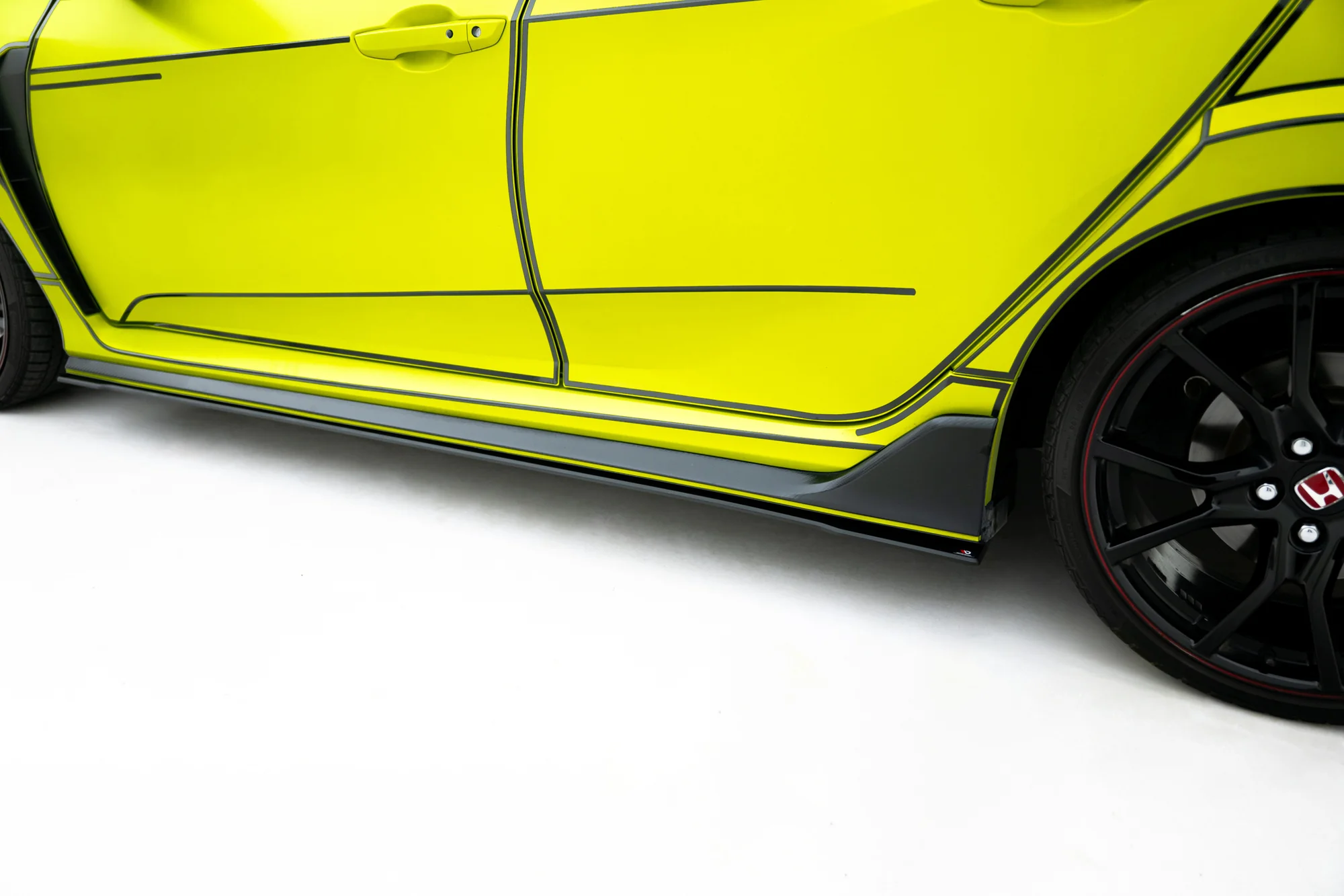 Street Pro Side Skirts Diffusers V.2 Honda Civic Type R Mk10 - Image 3
