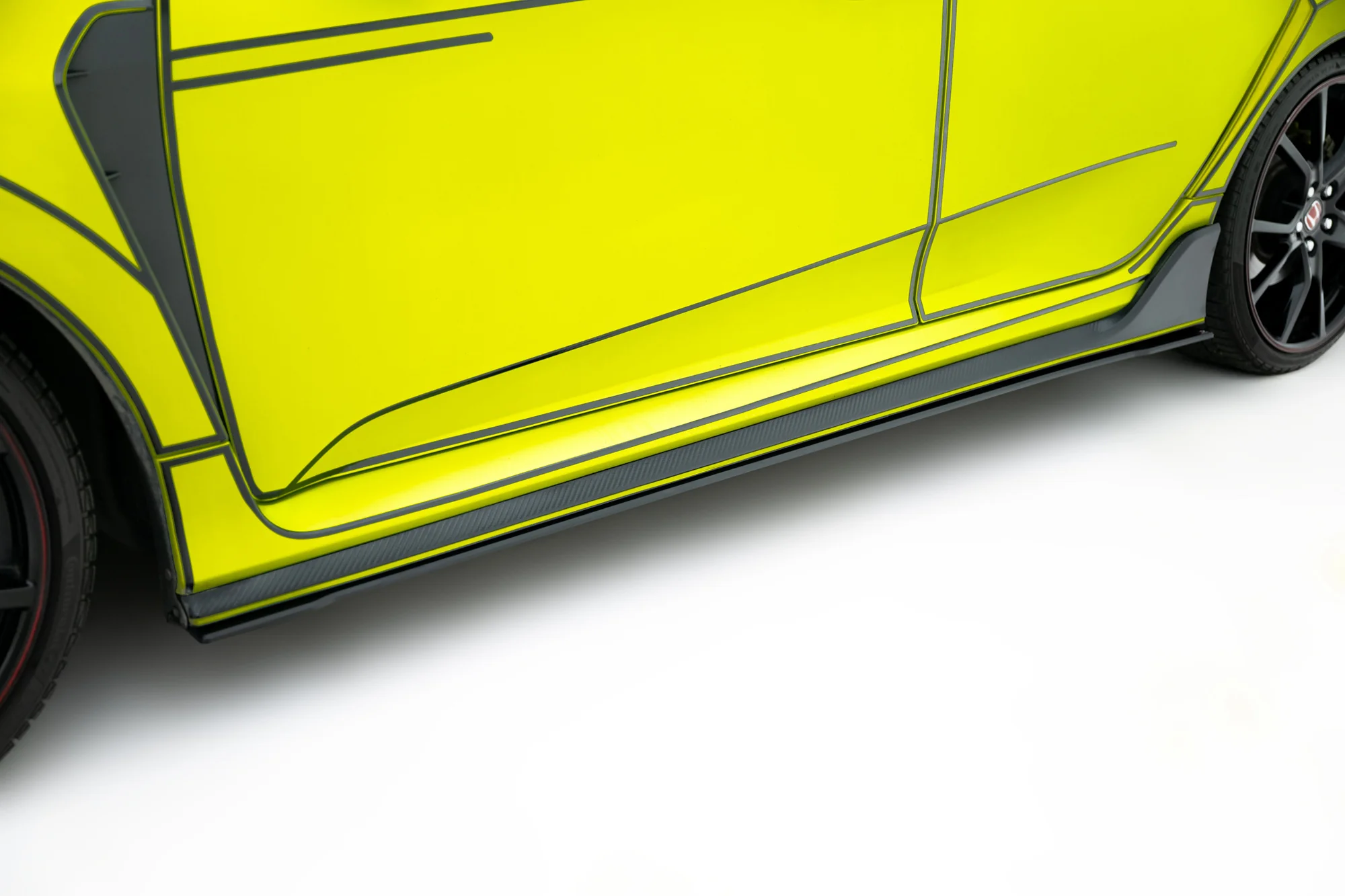 Street Pro Side Skirts Diffusers V.2 Honda Civic Type R Mk10 - Image 4