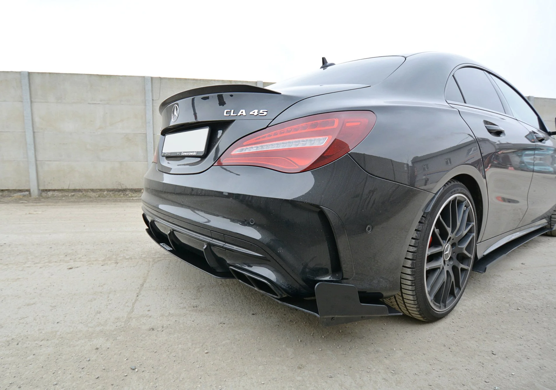 RACING REAR SIDE SPLITTERS MERCEDES CLA A45 AMG C117 FACELIFT - Image 2
