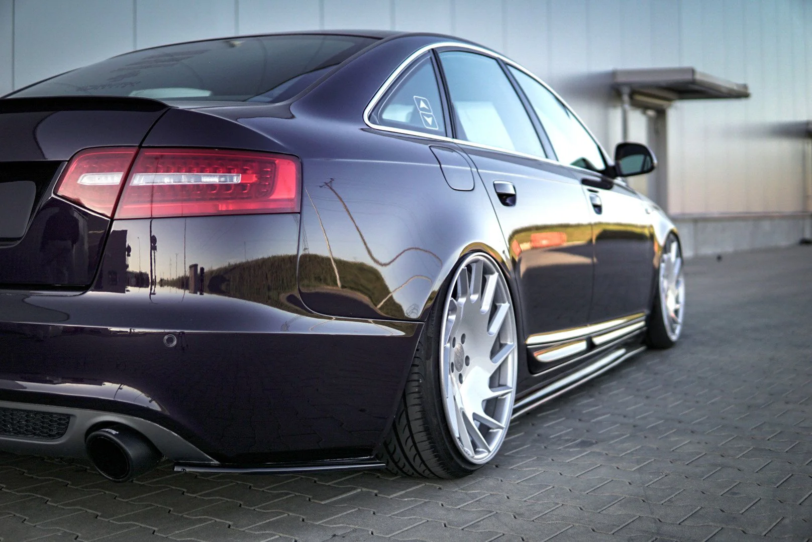 REAR SIDE SPLITTERS AUDI A6 S-LINE C6 / C6 FL SEDAN / AVANT - Image 3