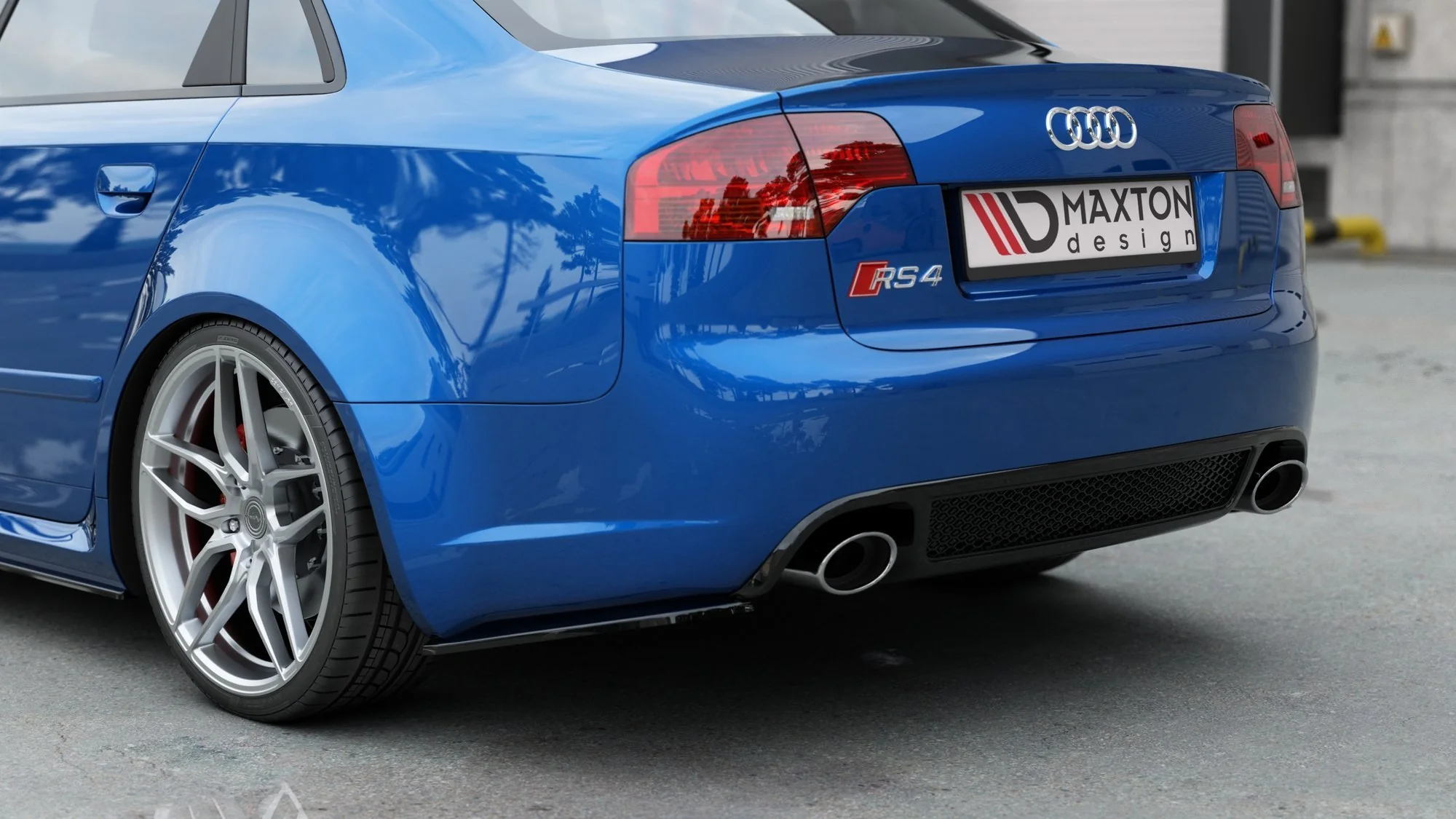 REAR SIDE SPLITTERS AUDI RS4 B7 - Image 2