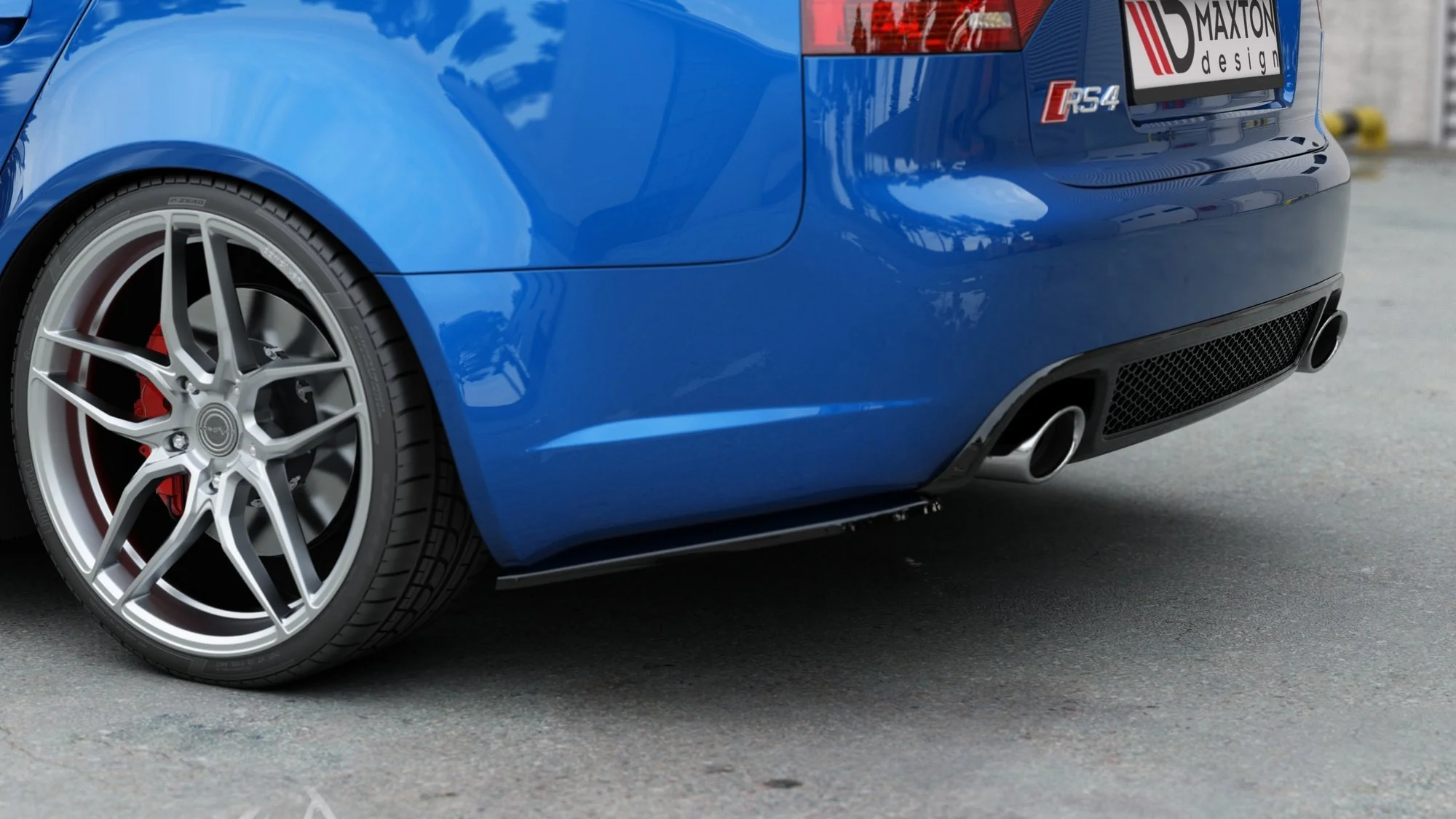 REAR SIDE SPLITTERS AUDI RS4 B7 - Image 3