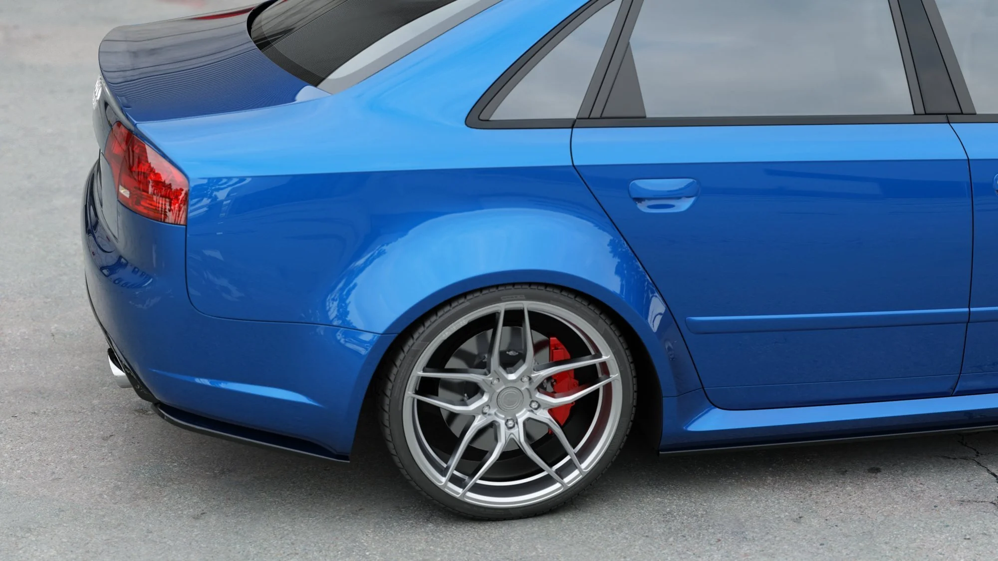 REAR SIDE SPLITTERS AUDI RS4 B7 - Image 5