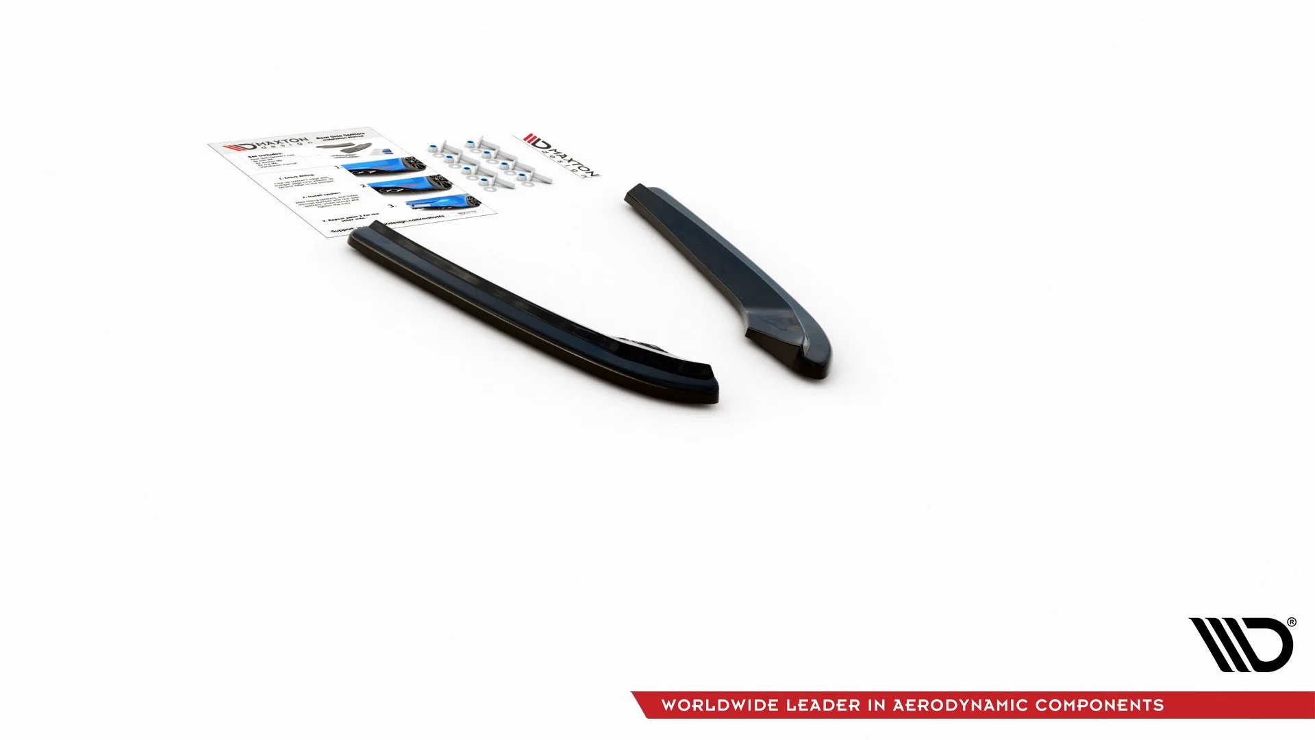 REAR SIDE SPLITTERS AUDI S4 / A4 S-LINE B8 SEDAN - Image 8