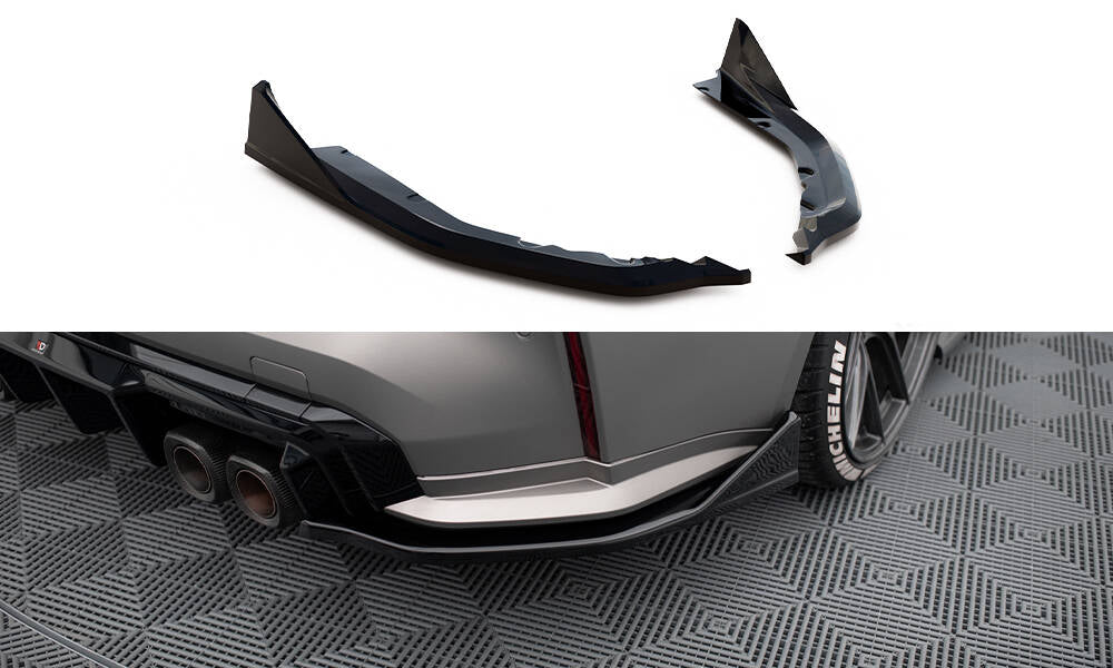 Rear Side Splitters V.5 (set for Maxton valance v.1) BMW M4 G82 - Image 7