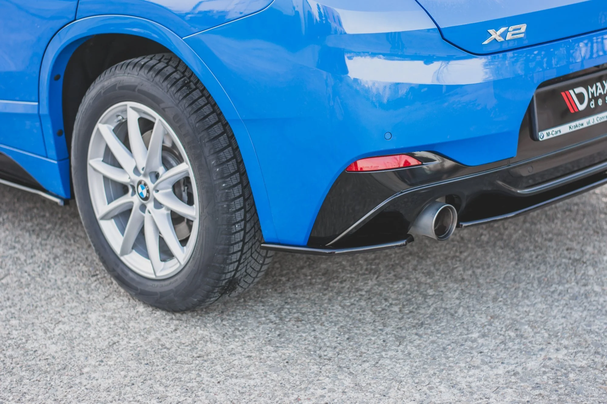 REAR SIDE SPLITTERS BMW X2 F39 M-PACK - Image 2