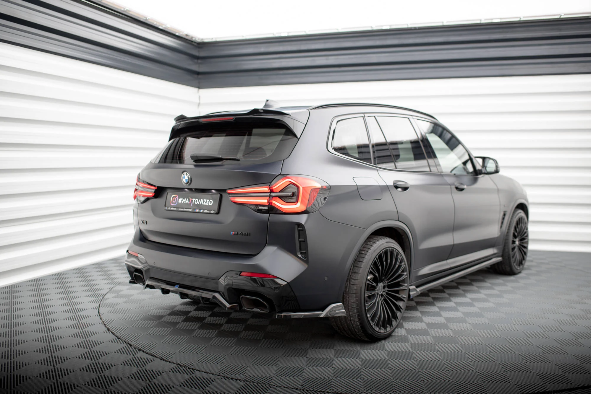 REAR SIDE SPLITTERS BMW X3 M-PACK G01 FACELIFT - Image 4