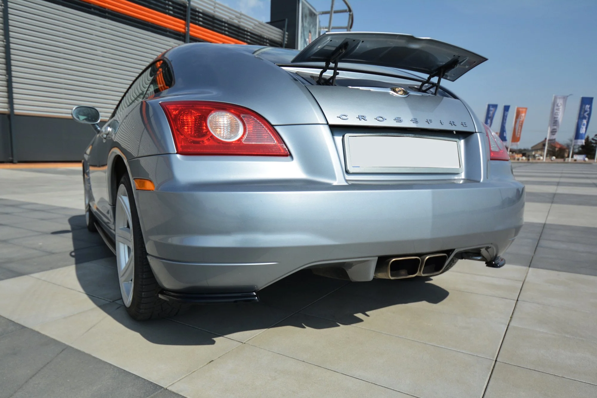 REAR SIDE SPLITTERS CHRYSLER CROSSFIRE - Image 2