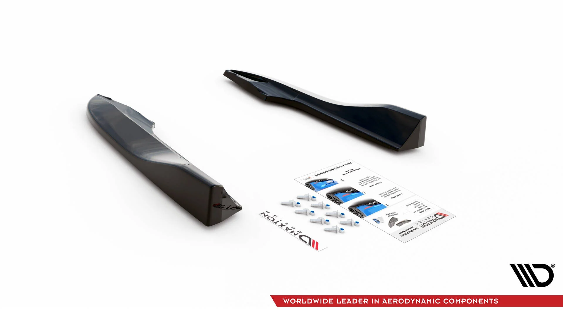 REAR SIDE SPLITTERS DODGE CHALLENGER RT MK3 FACELIFT - Image 6