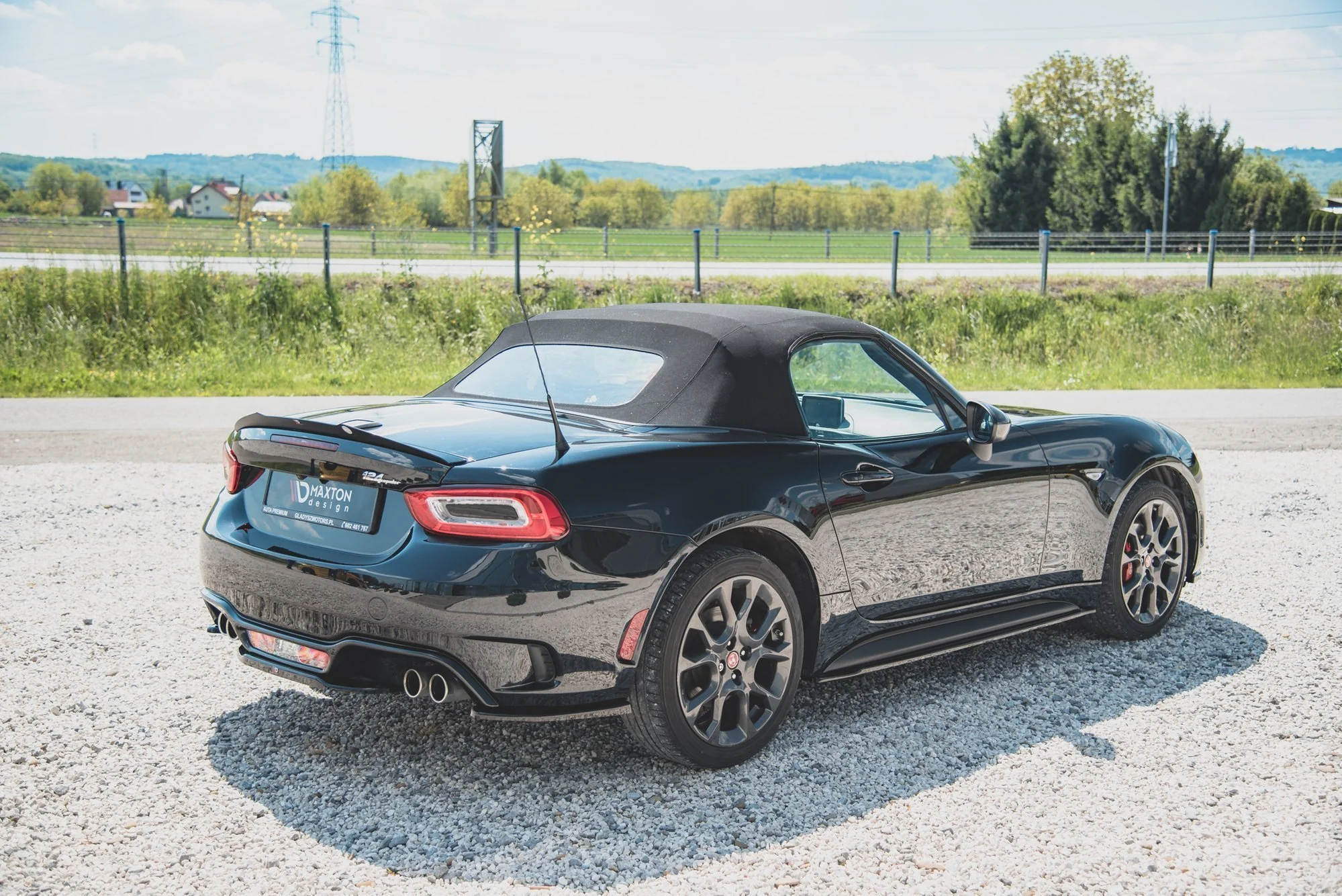 REAR SIDE SPLITTERS FIAT 124 SPIDER ABARTH - Image 5