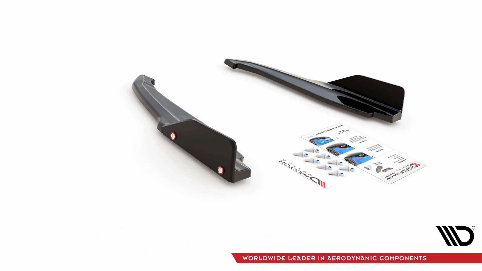 REAR SIDE SPLITTERS + FLAPS V.1 BMW M8 GRAN COUPE F93 - Image 4