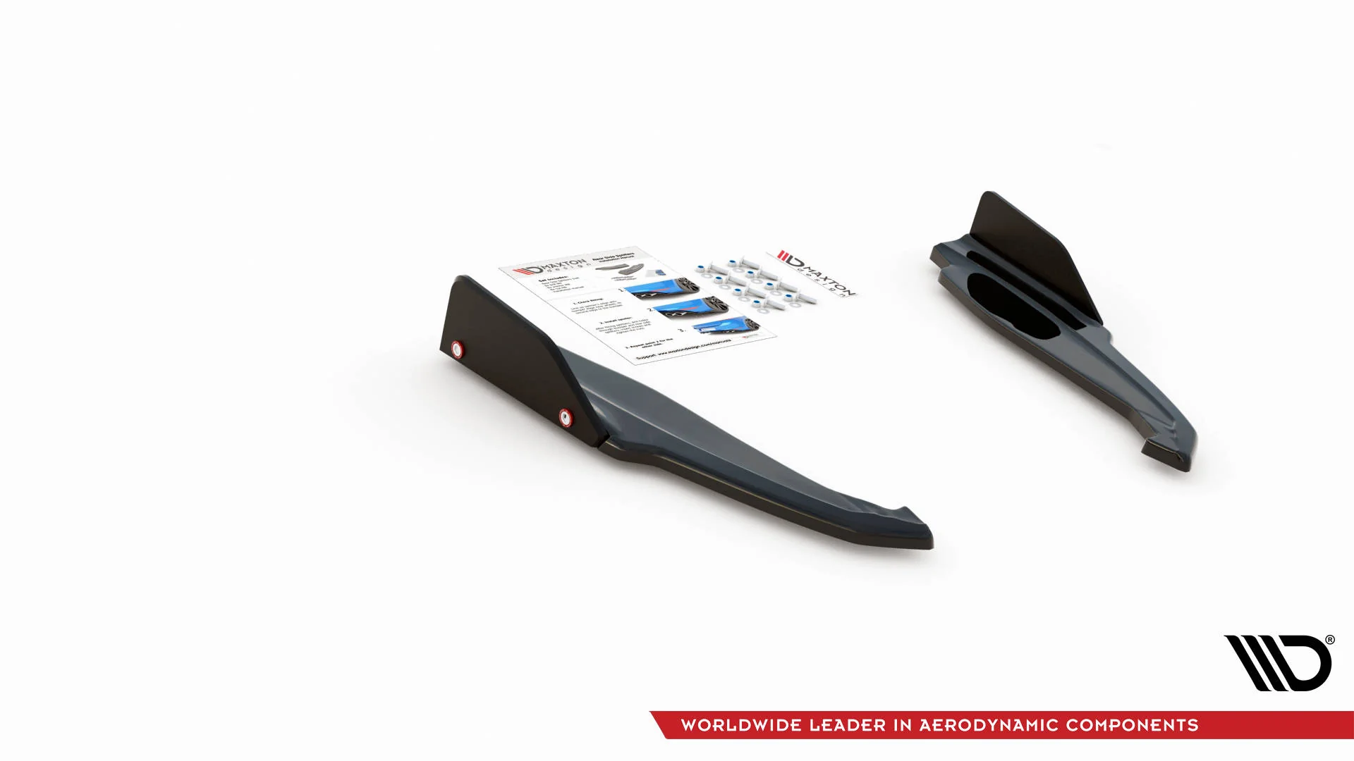 REAR SIDE SPLITTERS + FLAPS V.1 BMW M8 GRAN COUPE F93 - Image 5