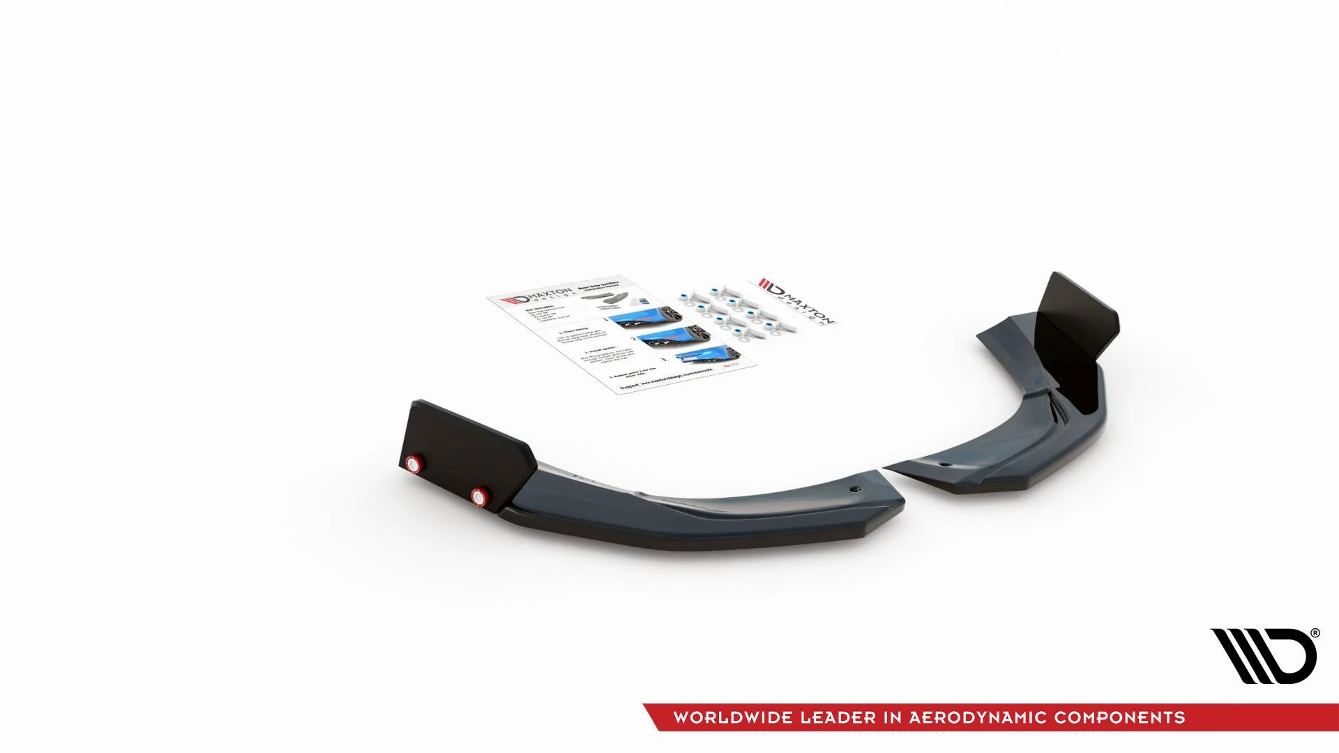 REAR SIDE SPLITTERS + FLAPS V.2 MERCEDES-AMG A45 S - Image 5